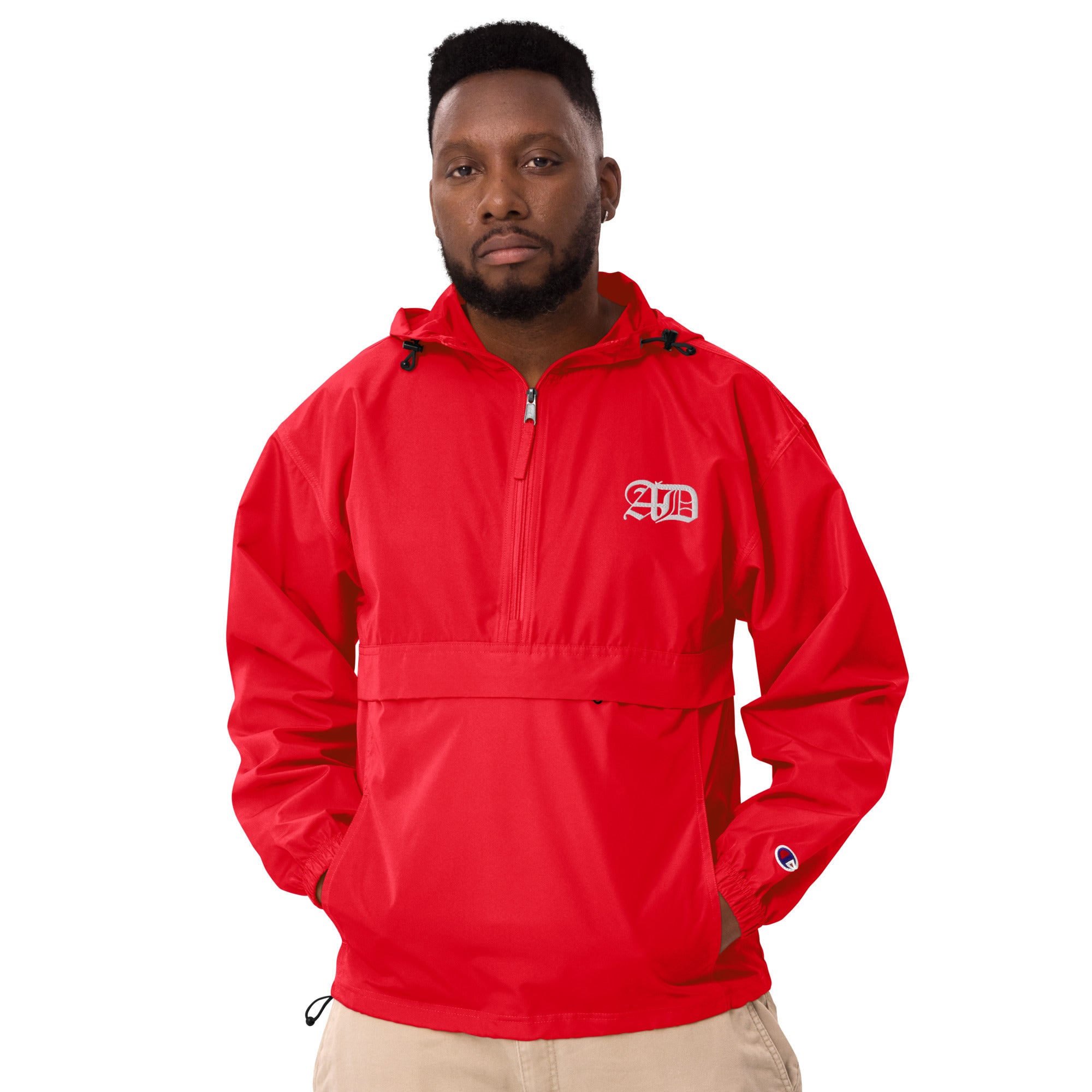 AD Embroidered Champion Packable Jacket