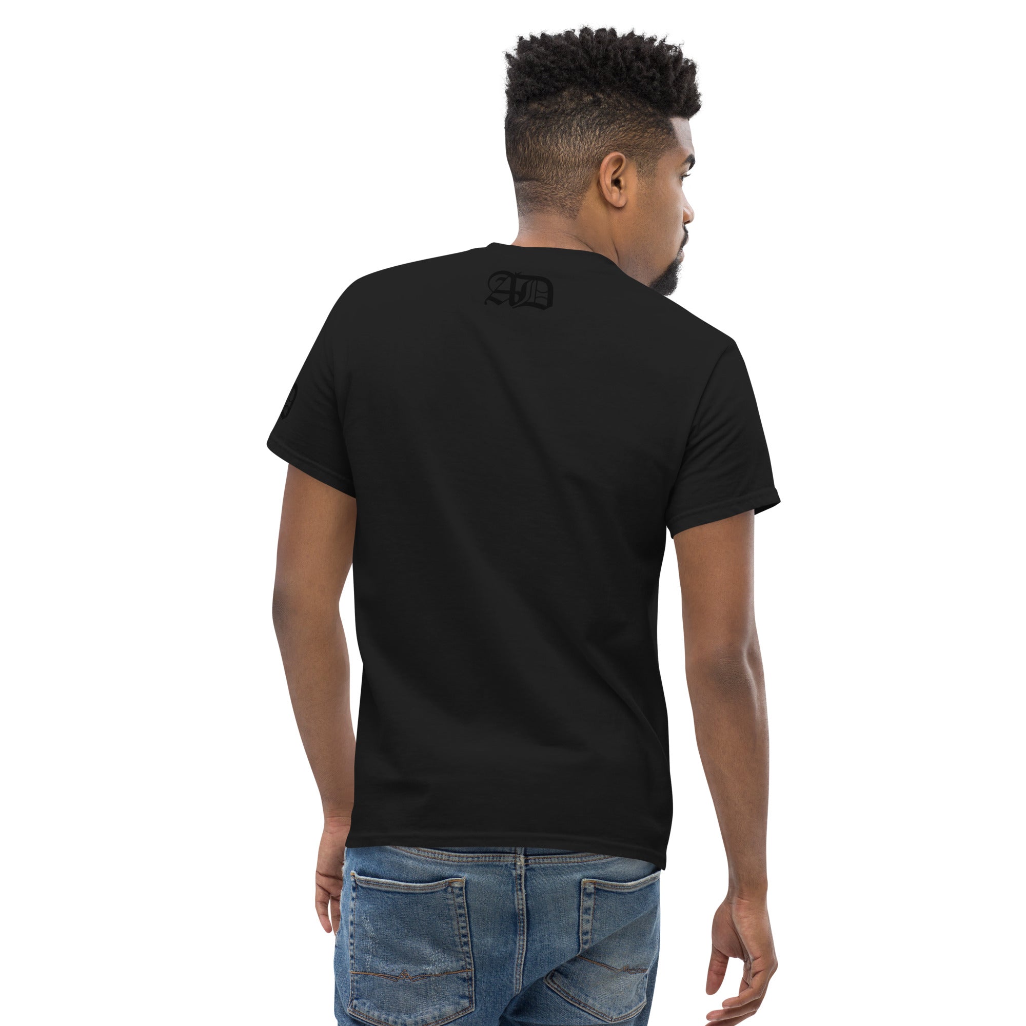 AD Mens T-Shirt Black Logo