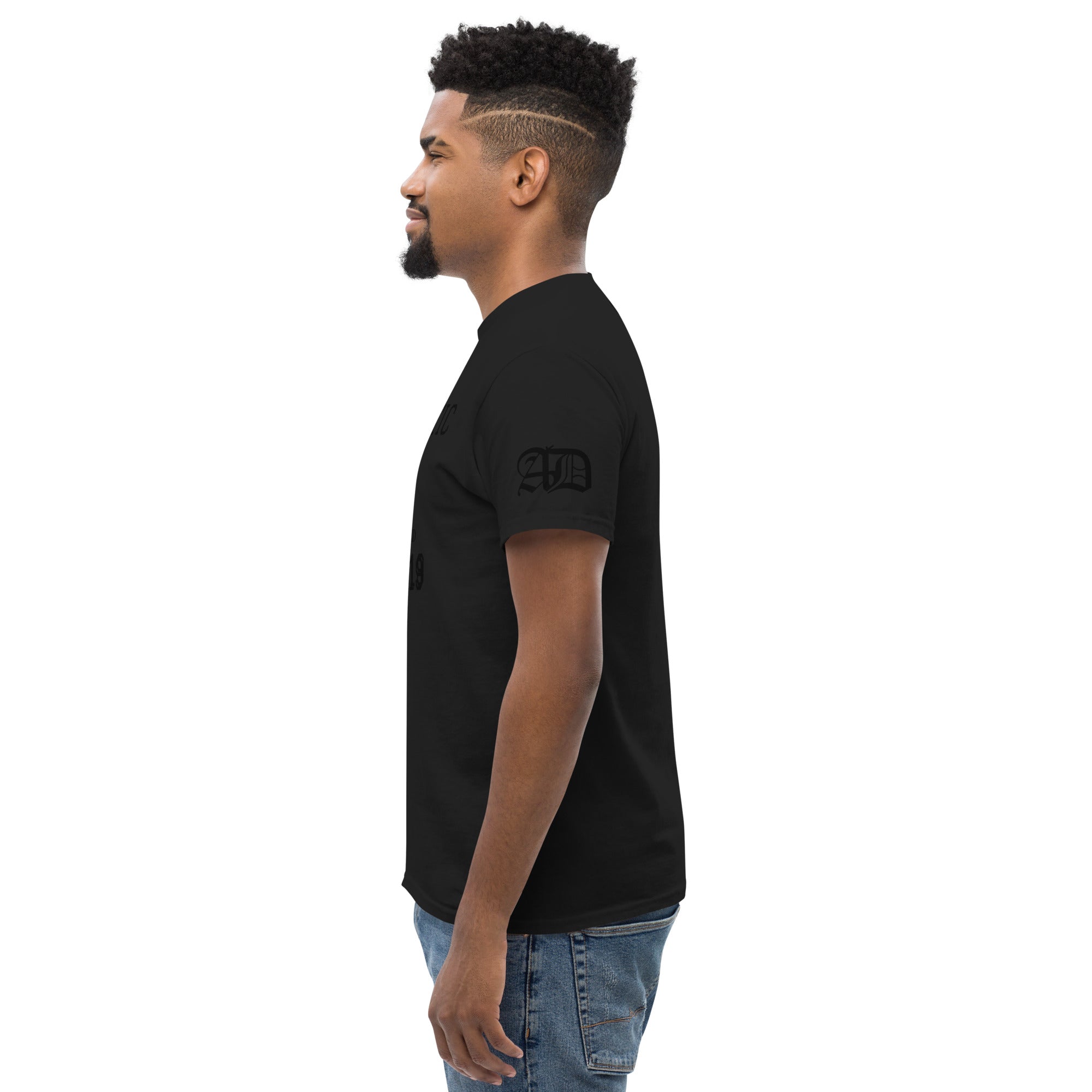 AD Mens T-Shirt Black Logo