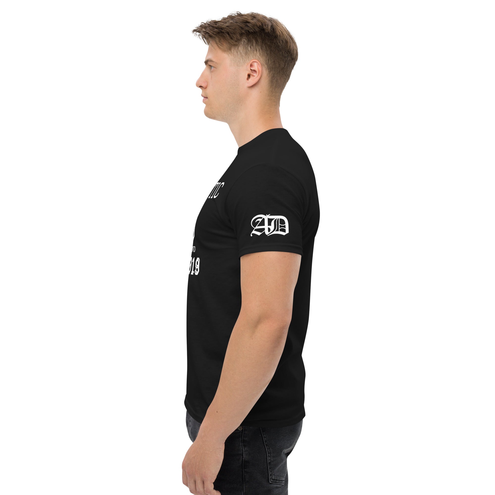 AD Mens T-Shirt White Logo