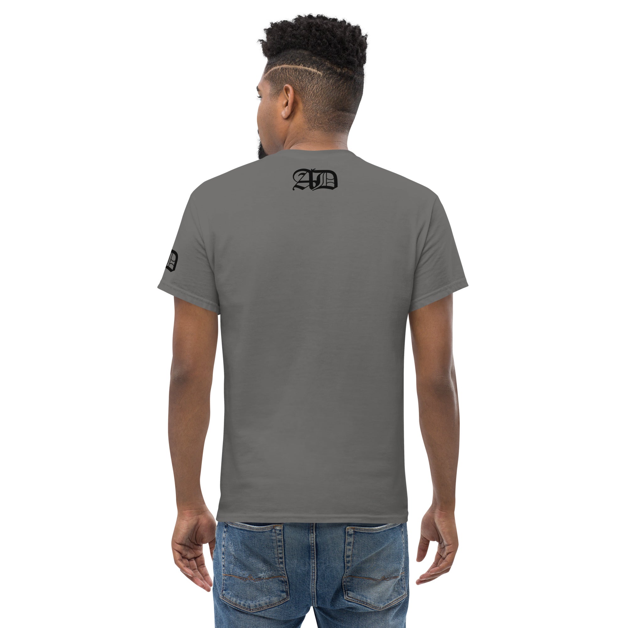 AD Mens T-Shirt Black Logo