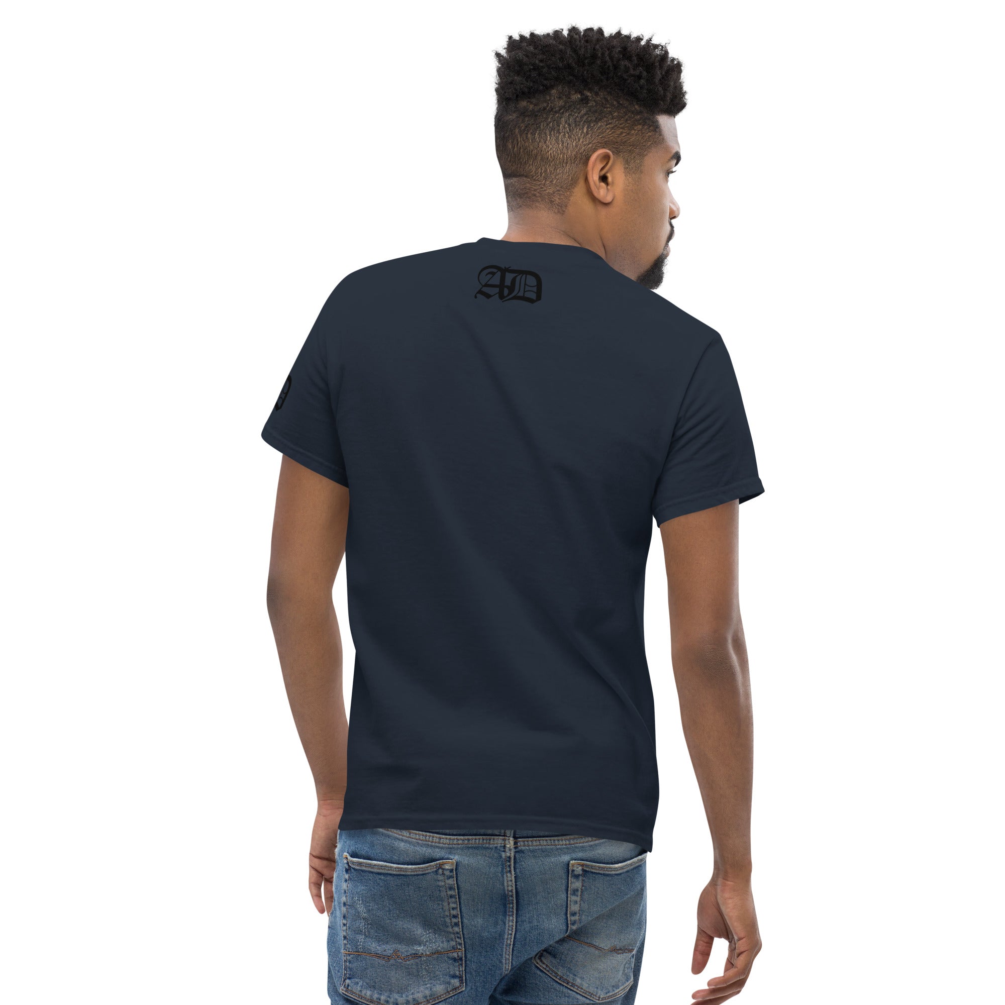 AD Mens T-Shirt Black Logo