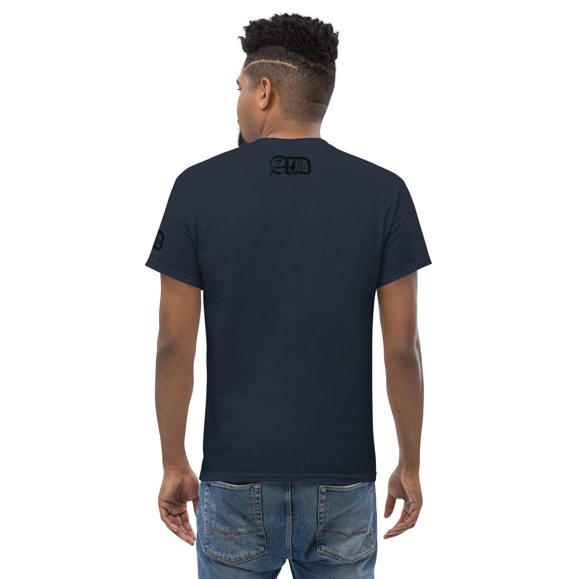 AD Mens T-Shirt Black Logo