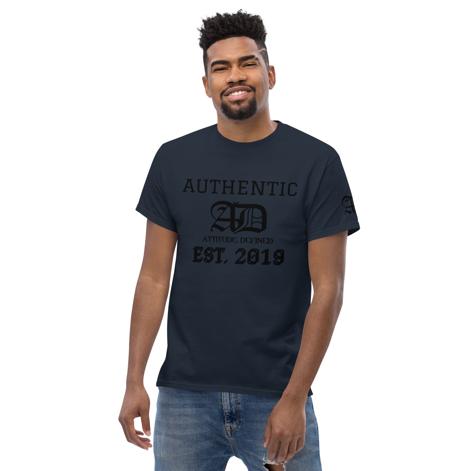 AD Mens T-Shirt Black Logo