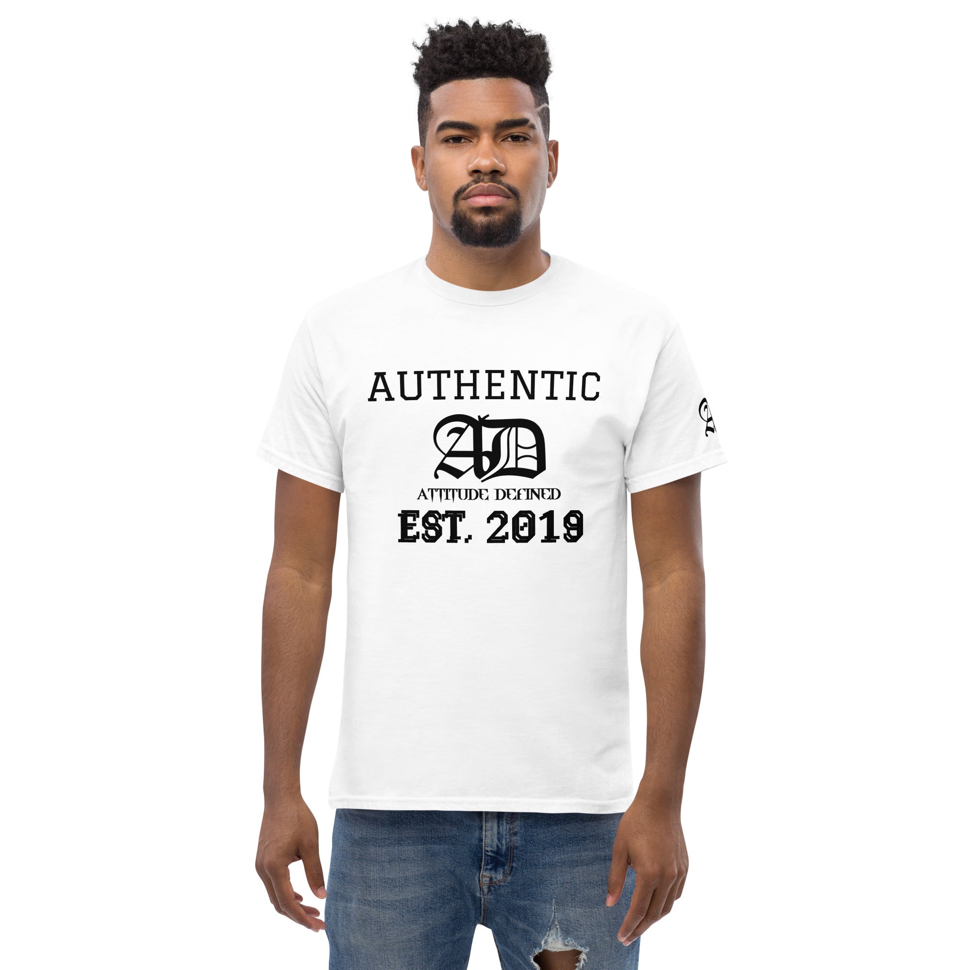 AD Mens T-Shirt Black Logo