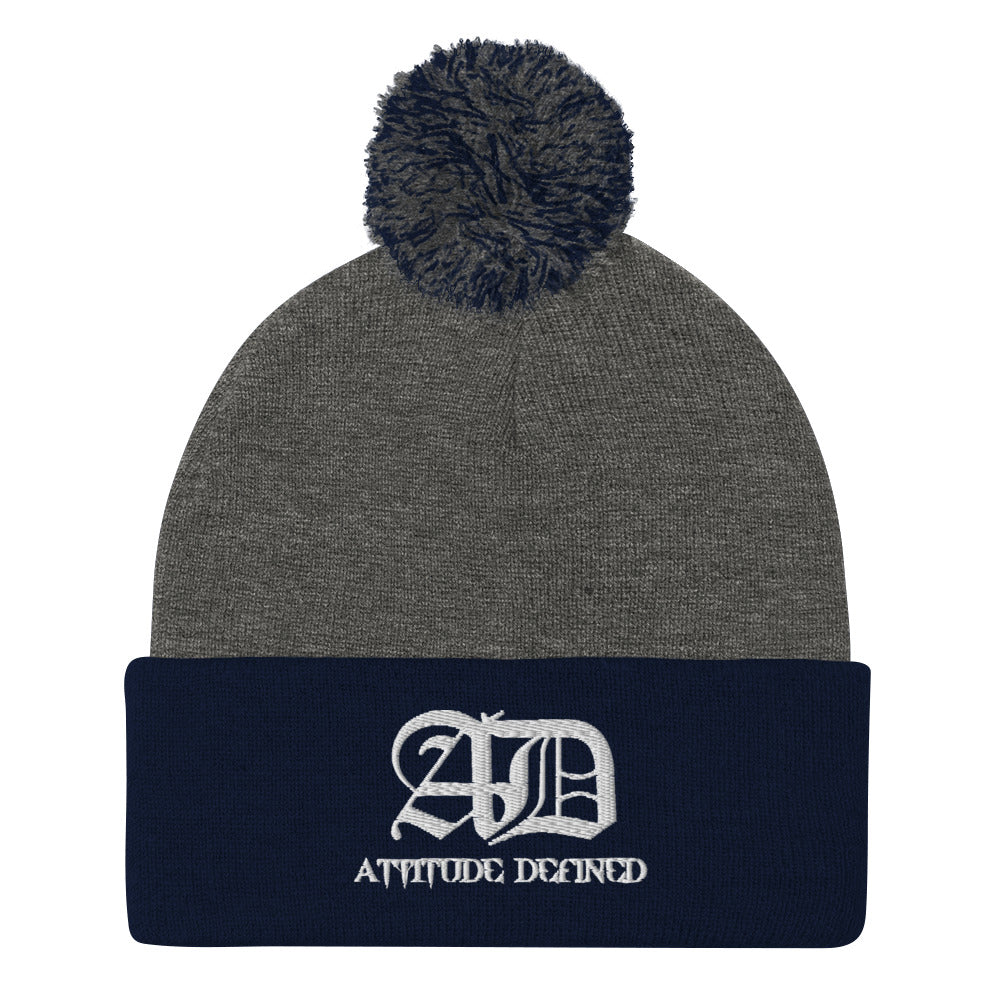 AD Pom-Pom Beanie