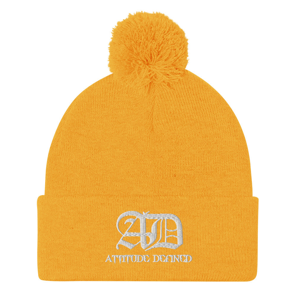 AD Pom-Pom Beanie