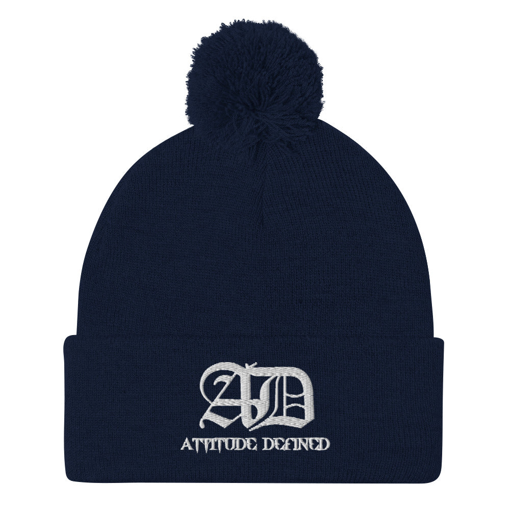 AD Pom-Pom Beanie