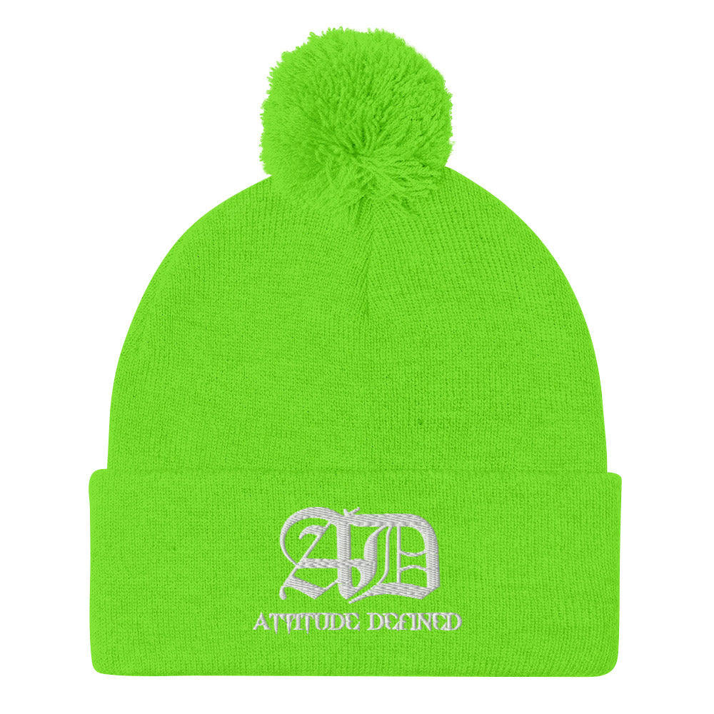 AD Pom-Pom Beanie