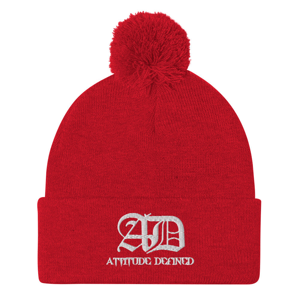AD Pom-Pom Beanie