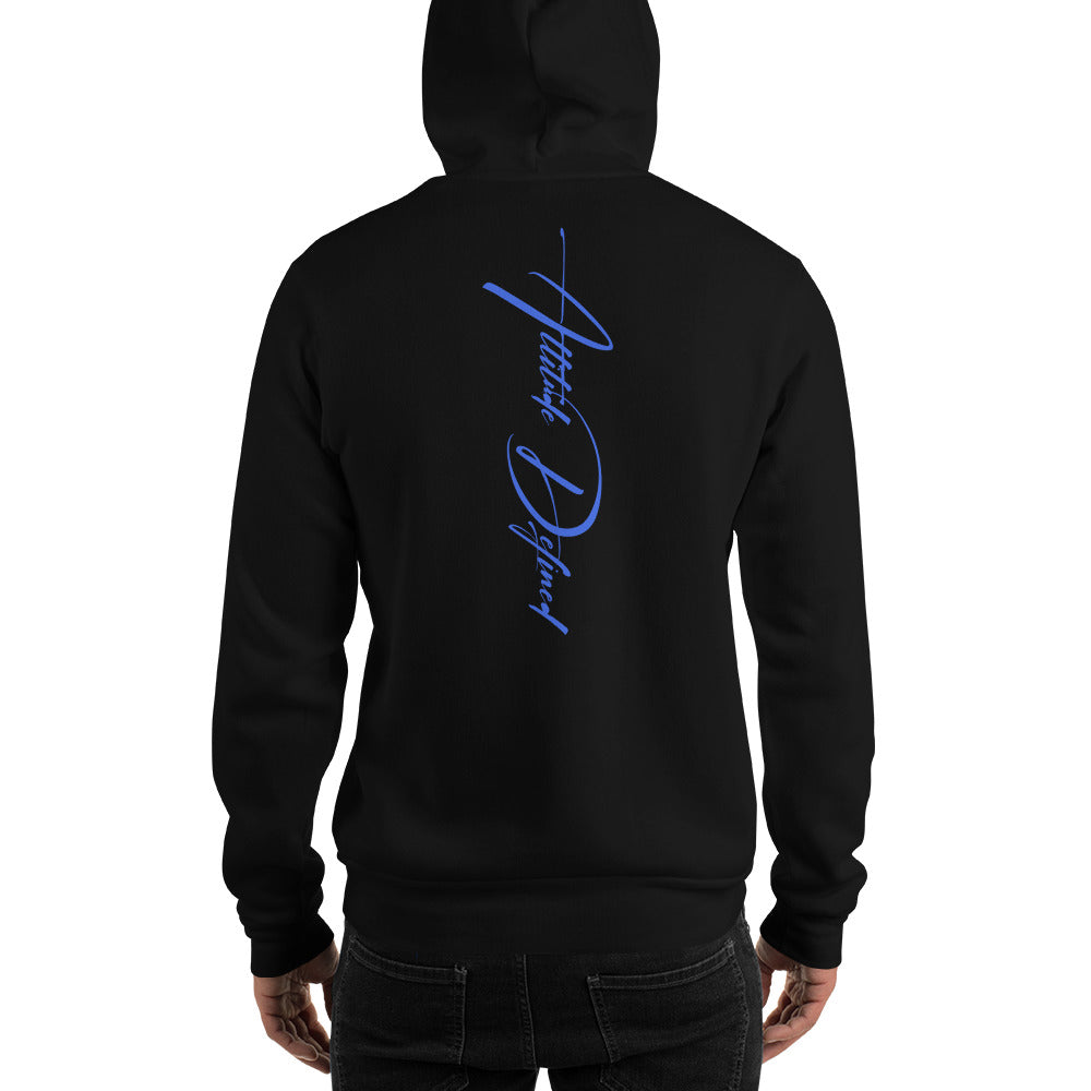 AD Unisex Signature Hoodie Blue Logo