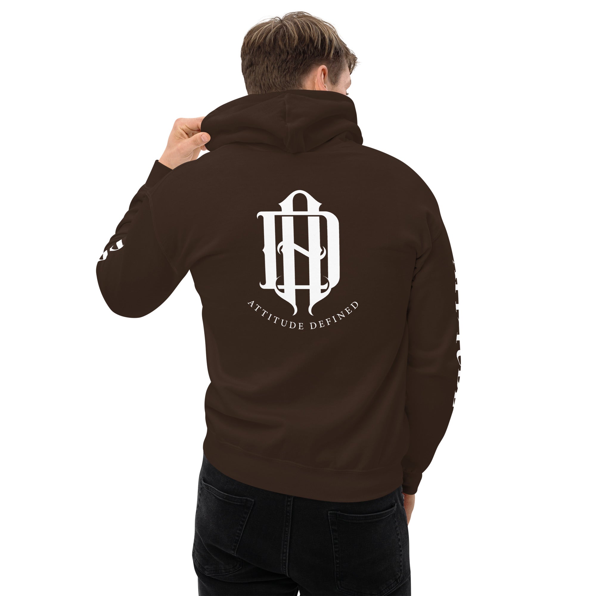 AD Unisex Hoodie (Arm Lettering)