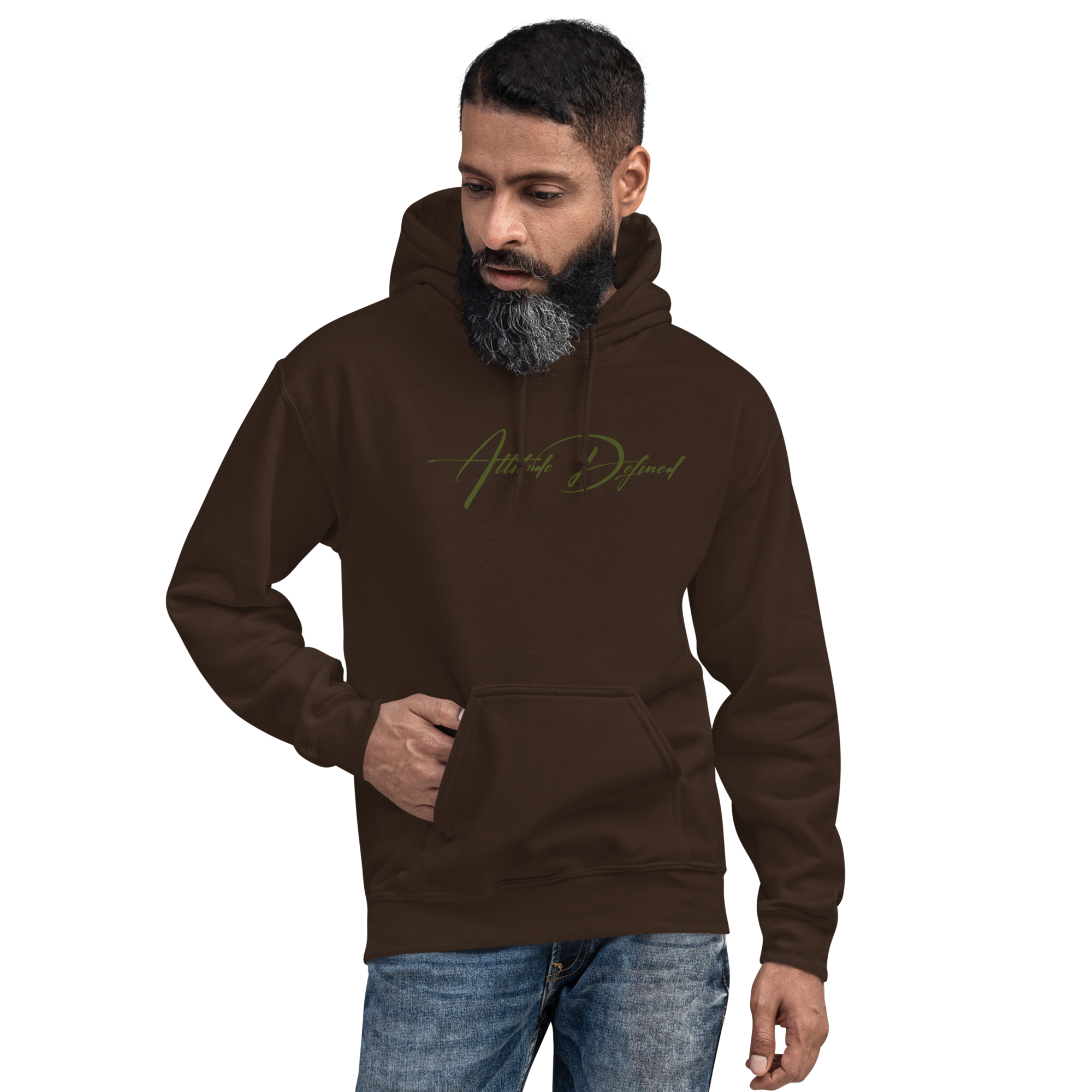 AD Unisex Signature Hoodie Green Logo