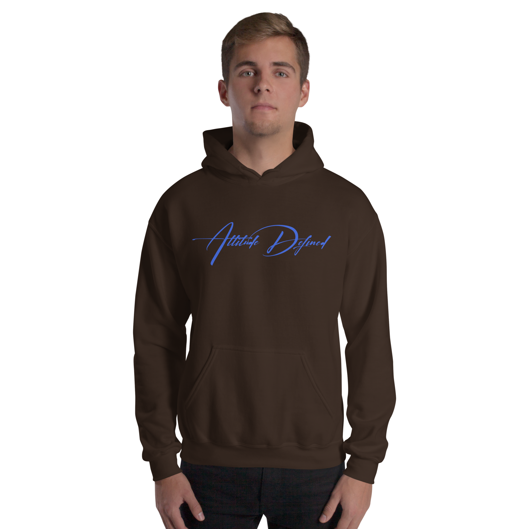 AD Unisex Signature Hoodie Blue Logo