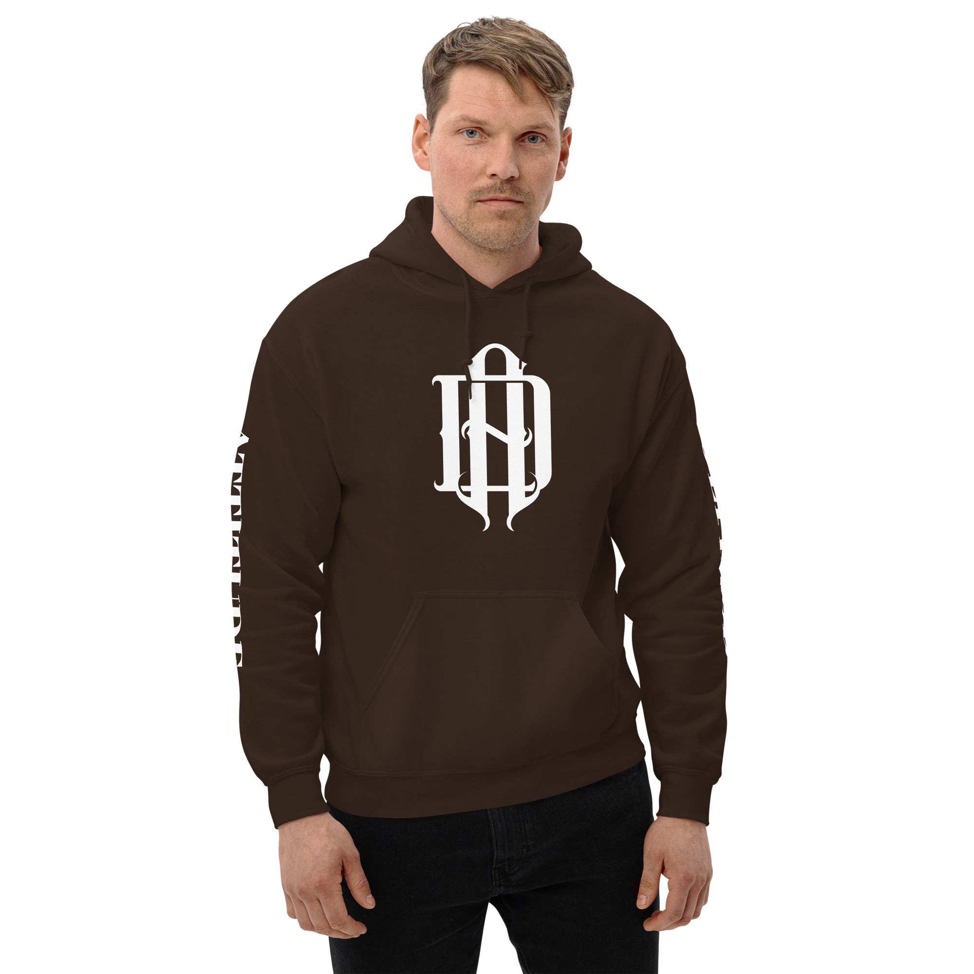 AD Unisex Hoodie (Arm Lettering)