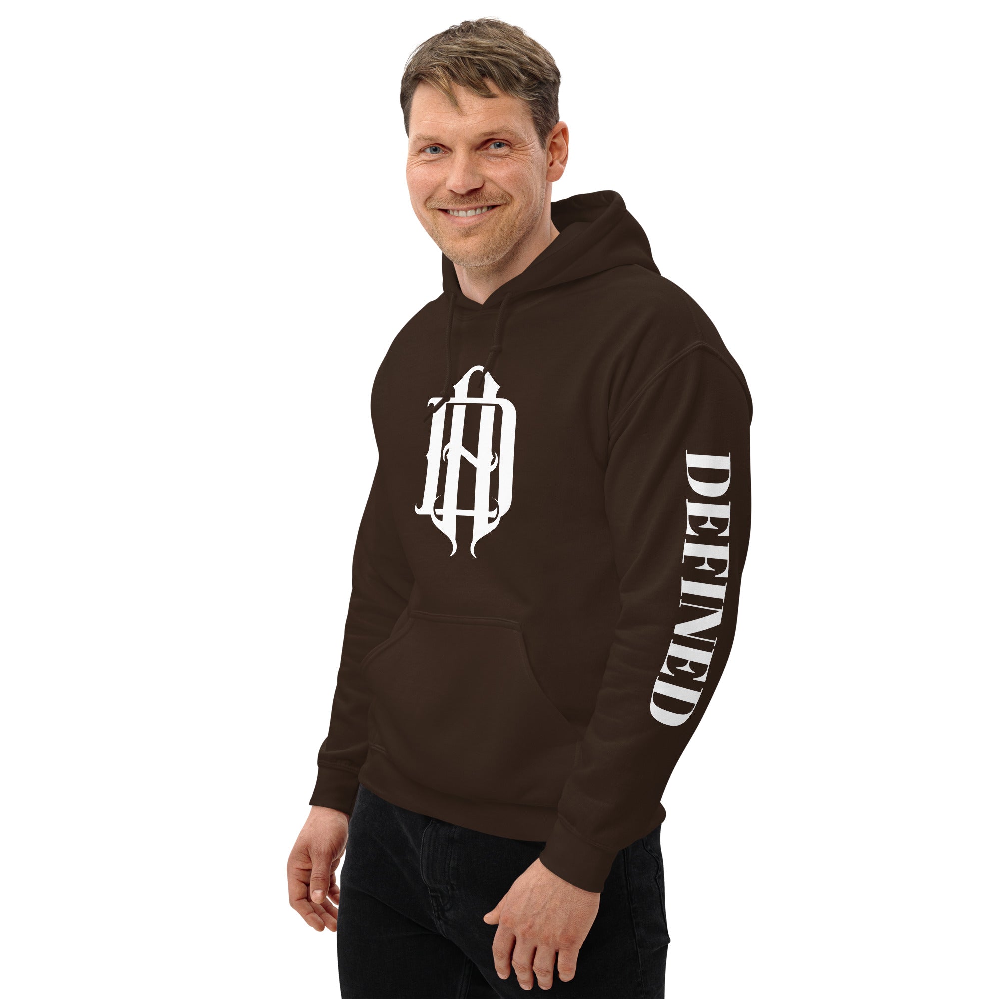 AD Unisex Hoodie (Arm Lettering)