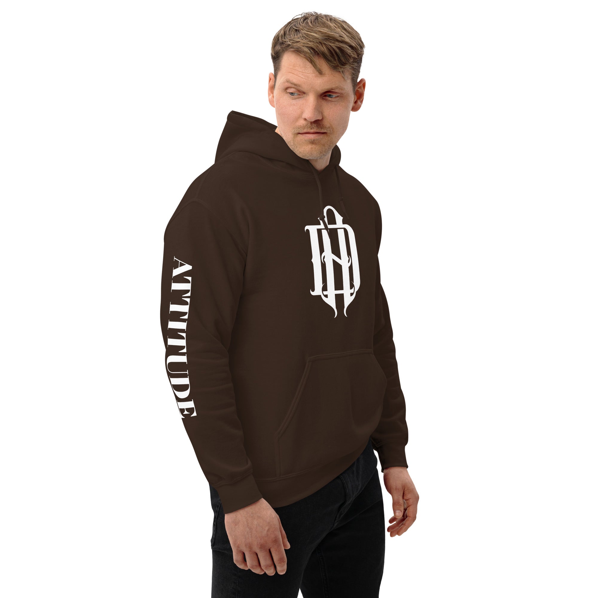 AD Unisex Hoodie (Arm Lettering)