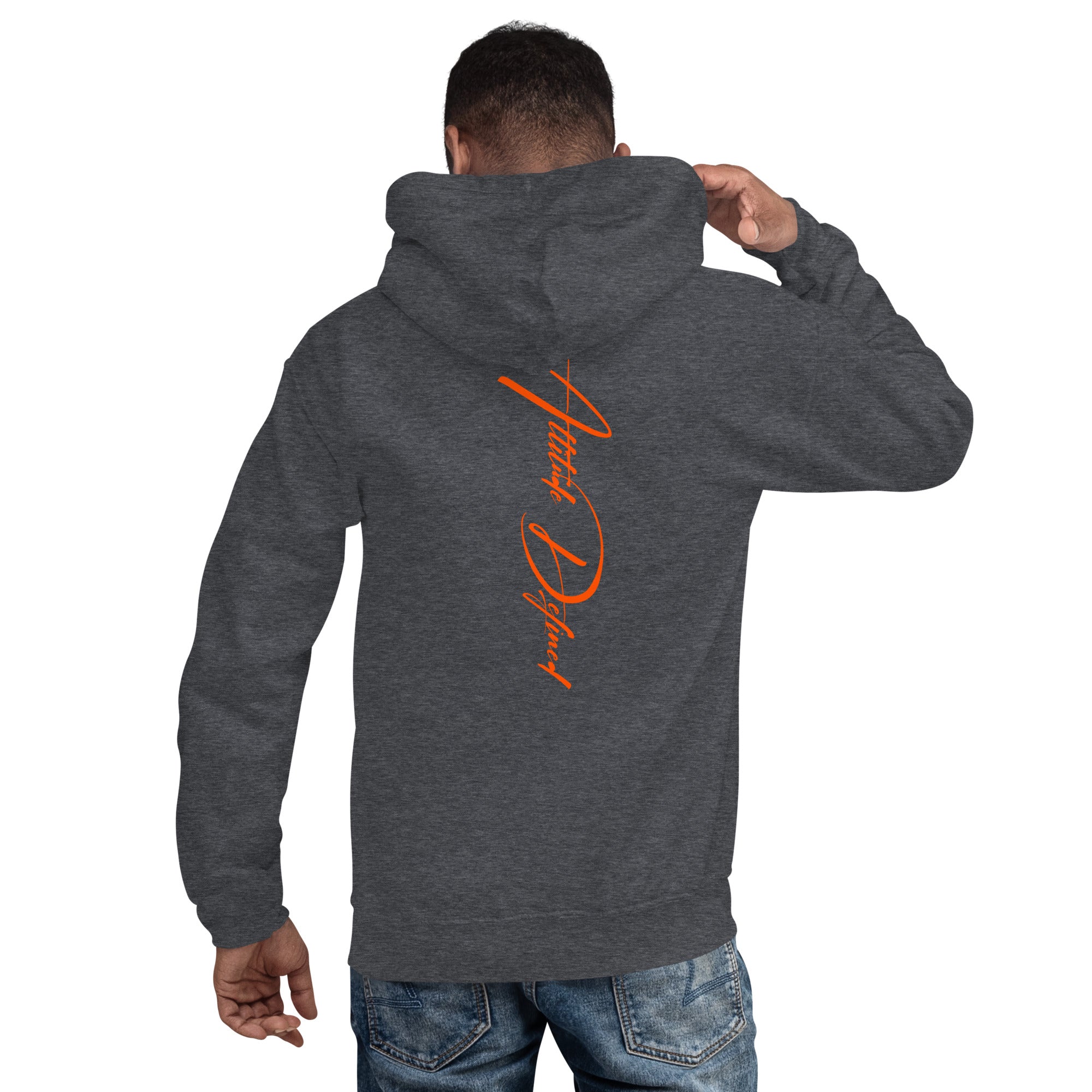 AD Unisex Signature Hoodie Orange Logo