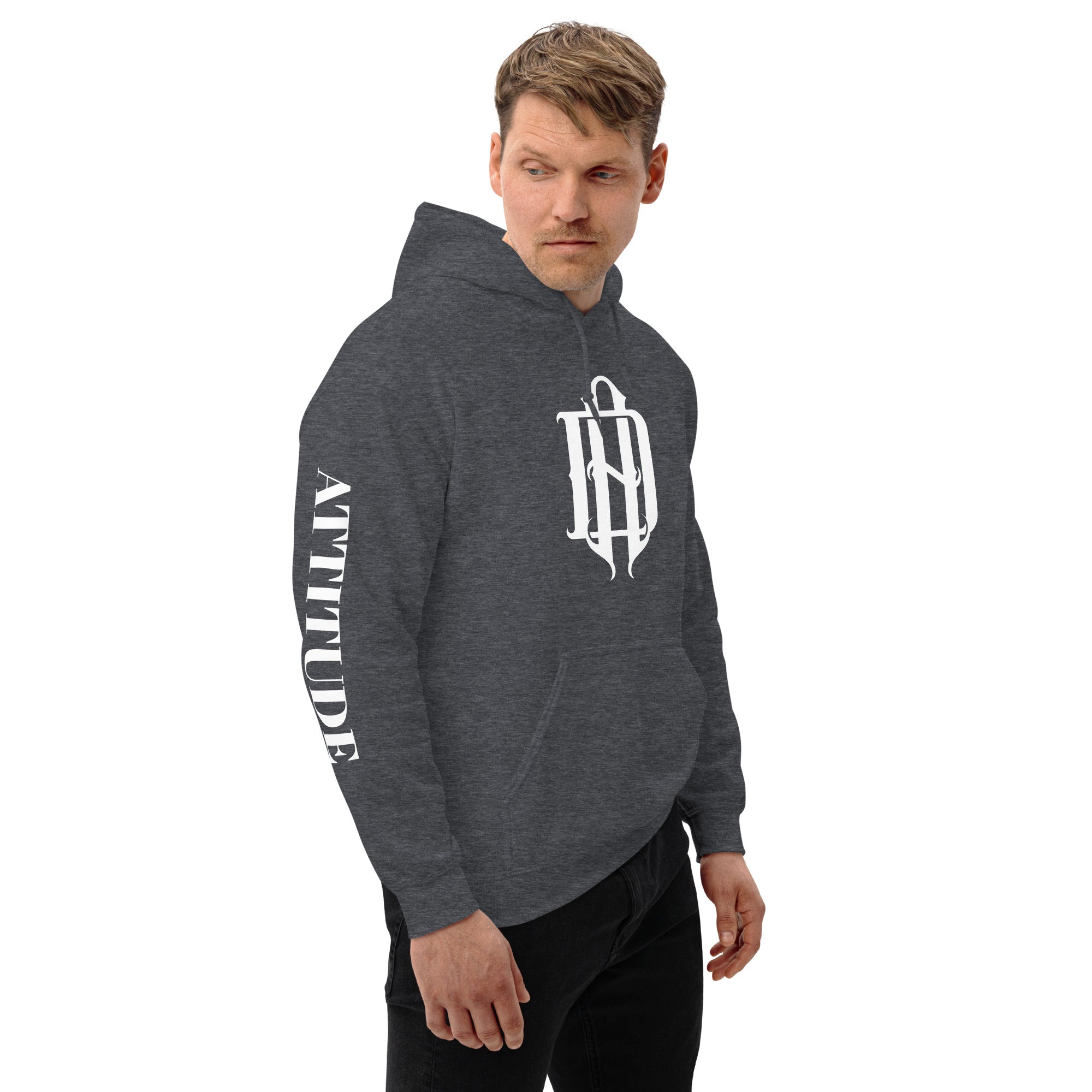 AD Unisex Hoodie (Arm Lettering)