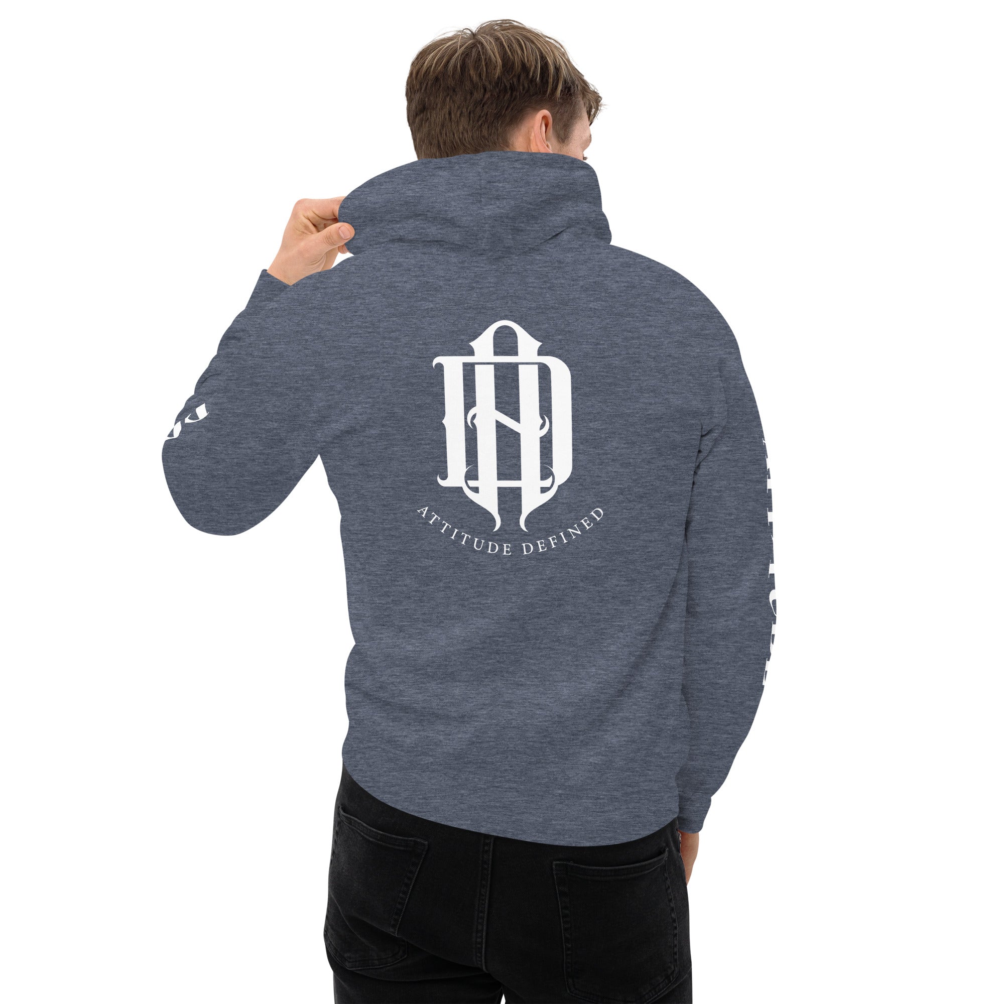 AD Unisex Hoodie (Arm Lettering)