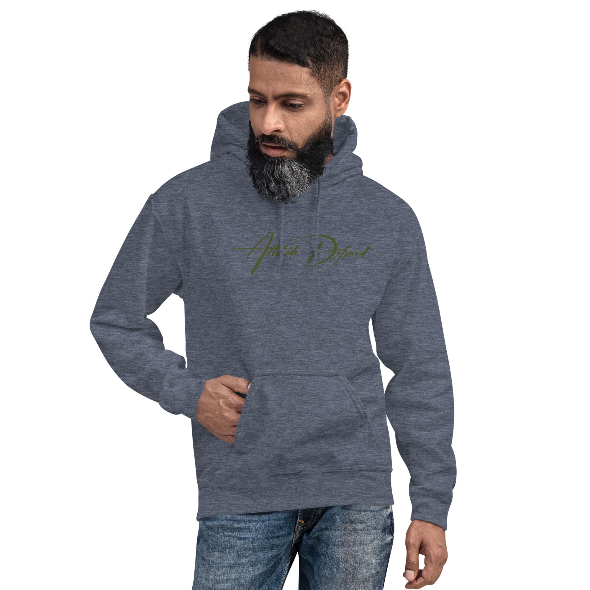 AD Unisex Signature Hoodie Green Logo