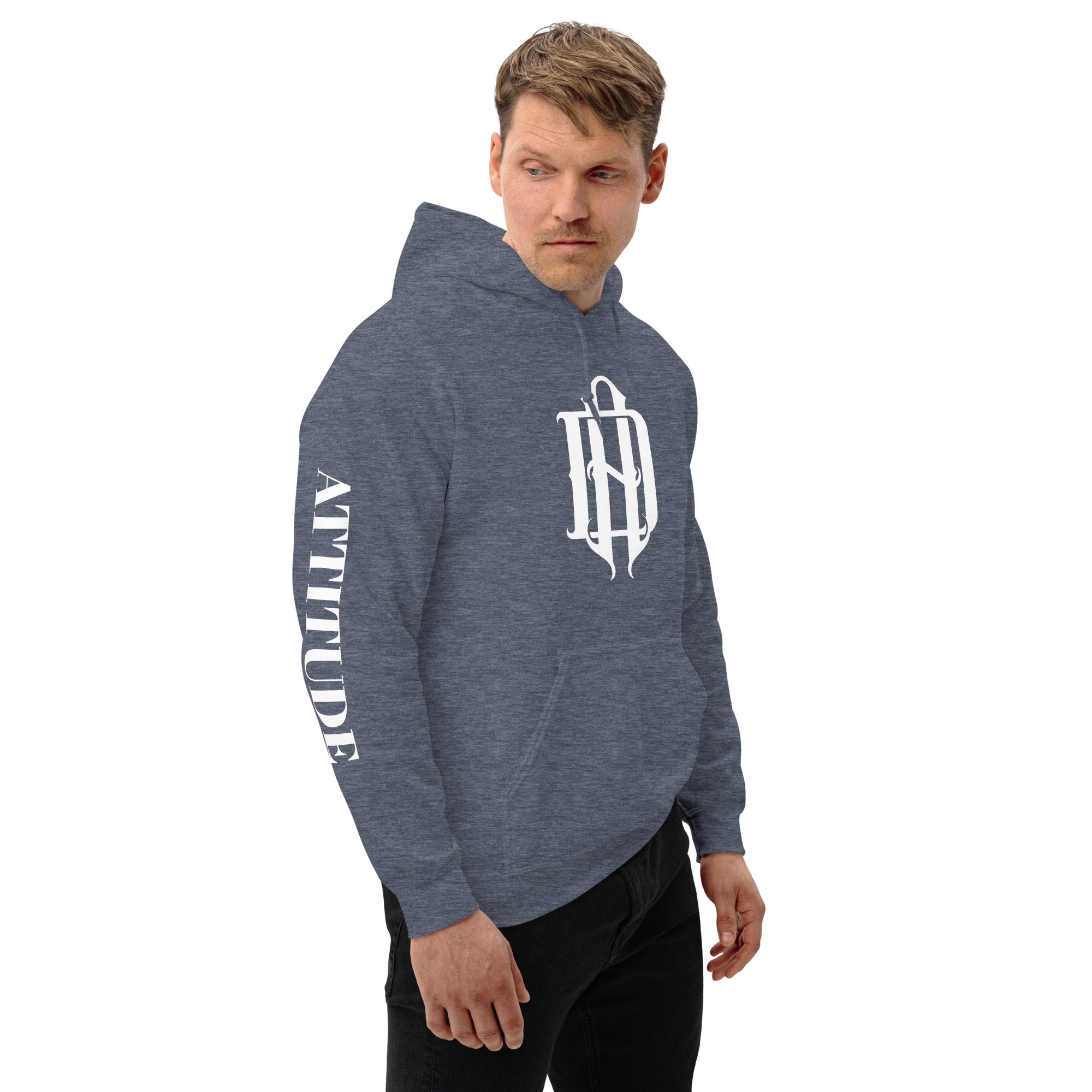 AD Unisex Hoodie (Arm Lettering)