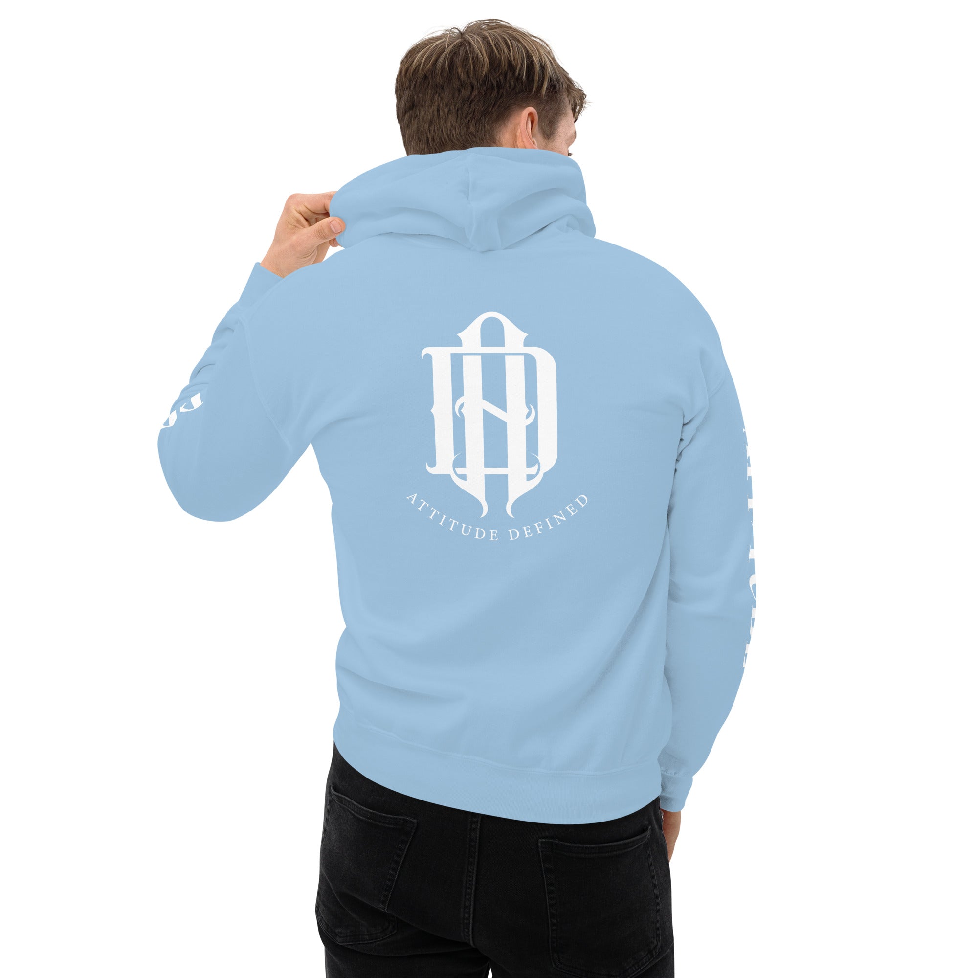 AD Unisex Hoodie (Arm Lettering)