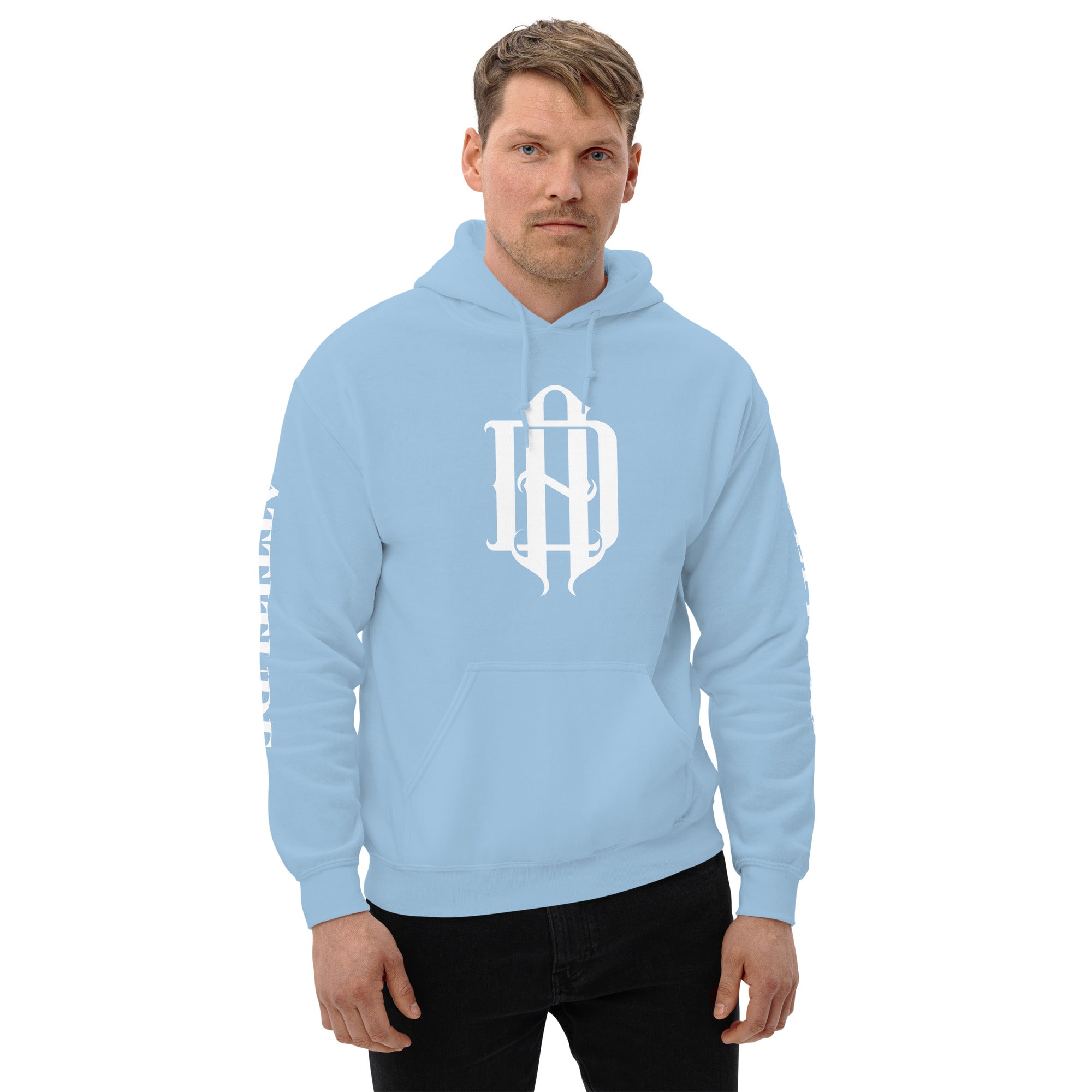 AD Unisex Hoodie (Arm Lettering)