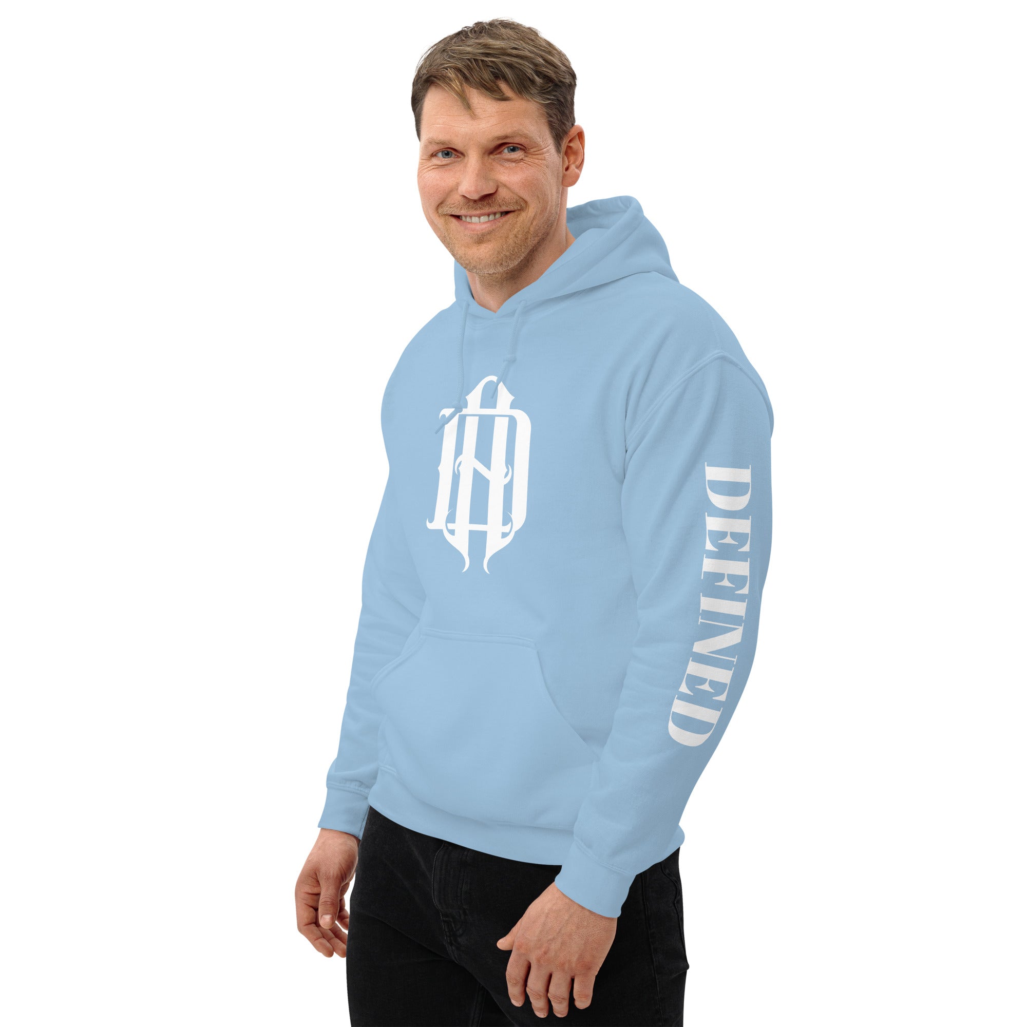 AD Unisex Hoodie (Arm Lettering)