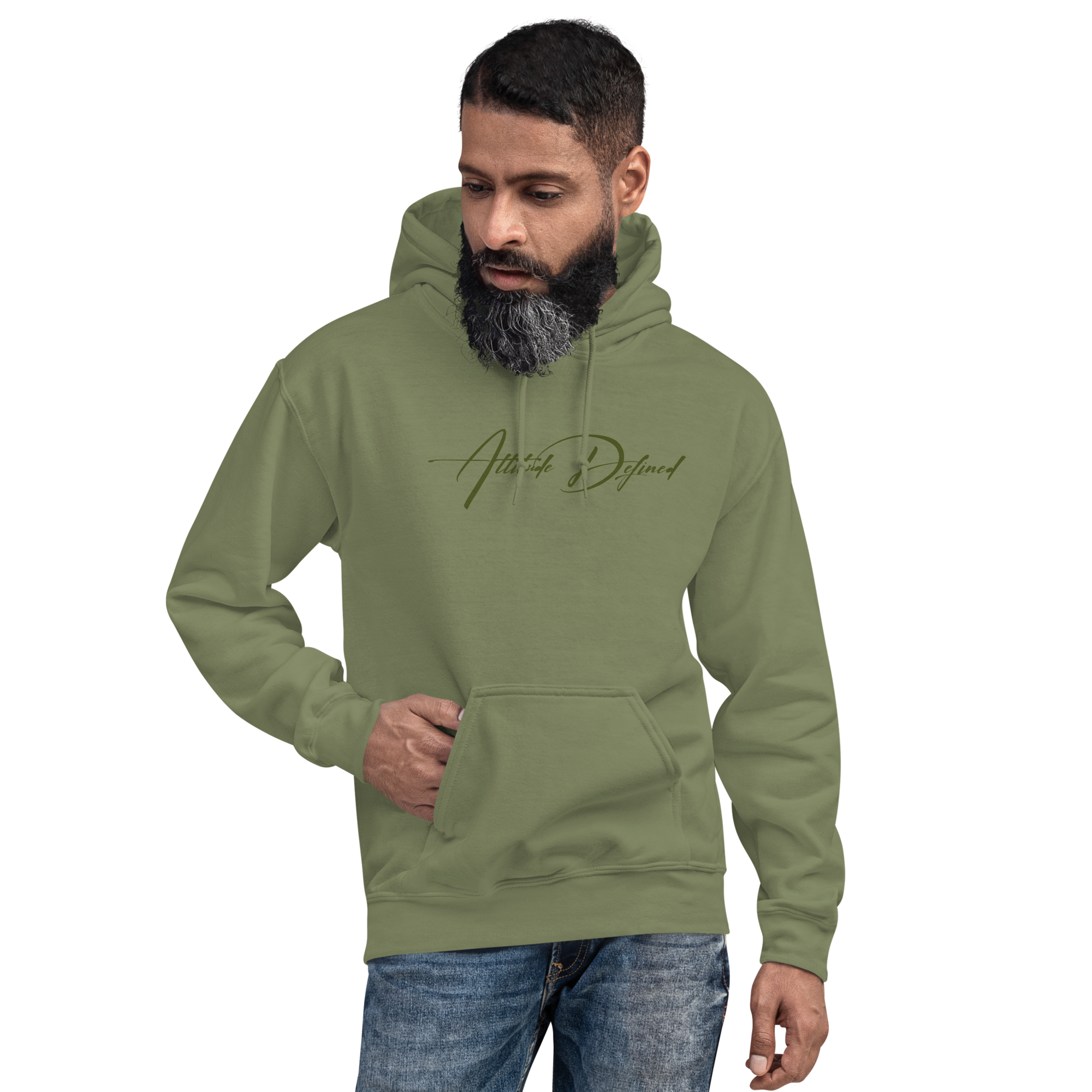 AD Unisex Signature Hoodie Green Logo