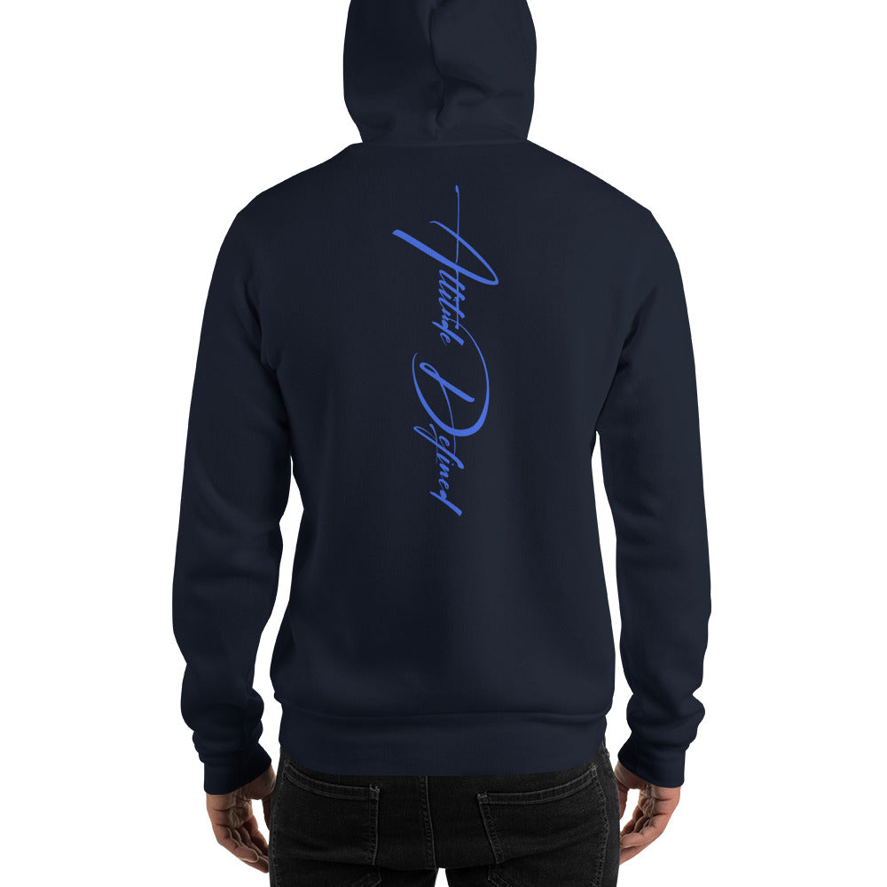 AD Unisex Signature Hoodie Blue Logo