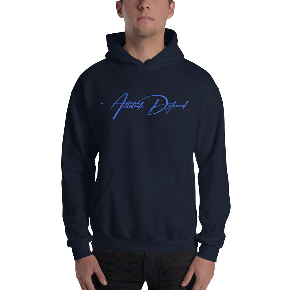 AD Unisex Signature Hoodie Blue Logo