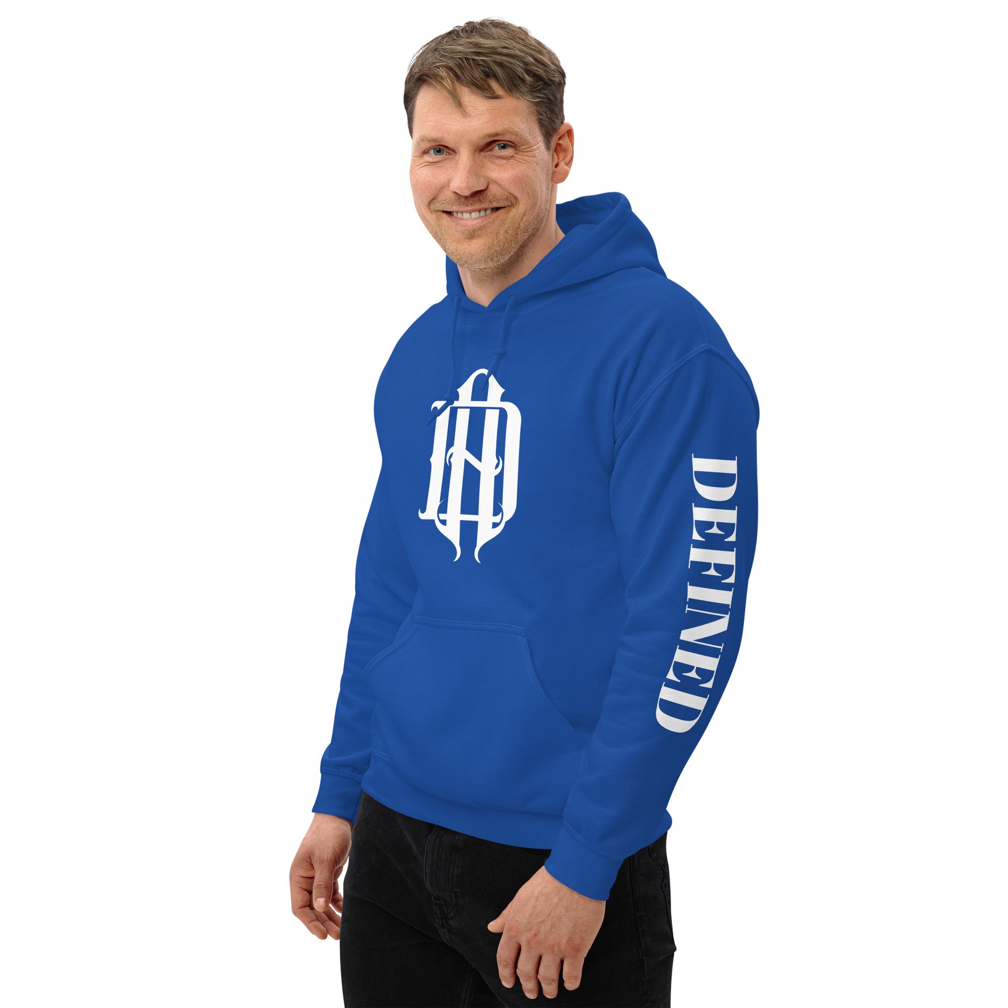 AD Unisex Hoodie (Arm Lettering)