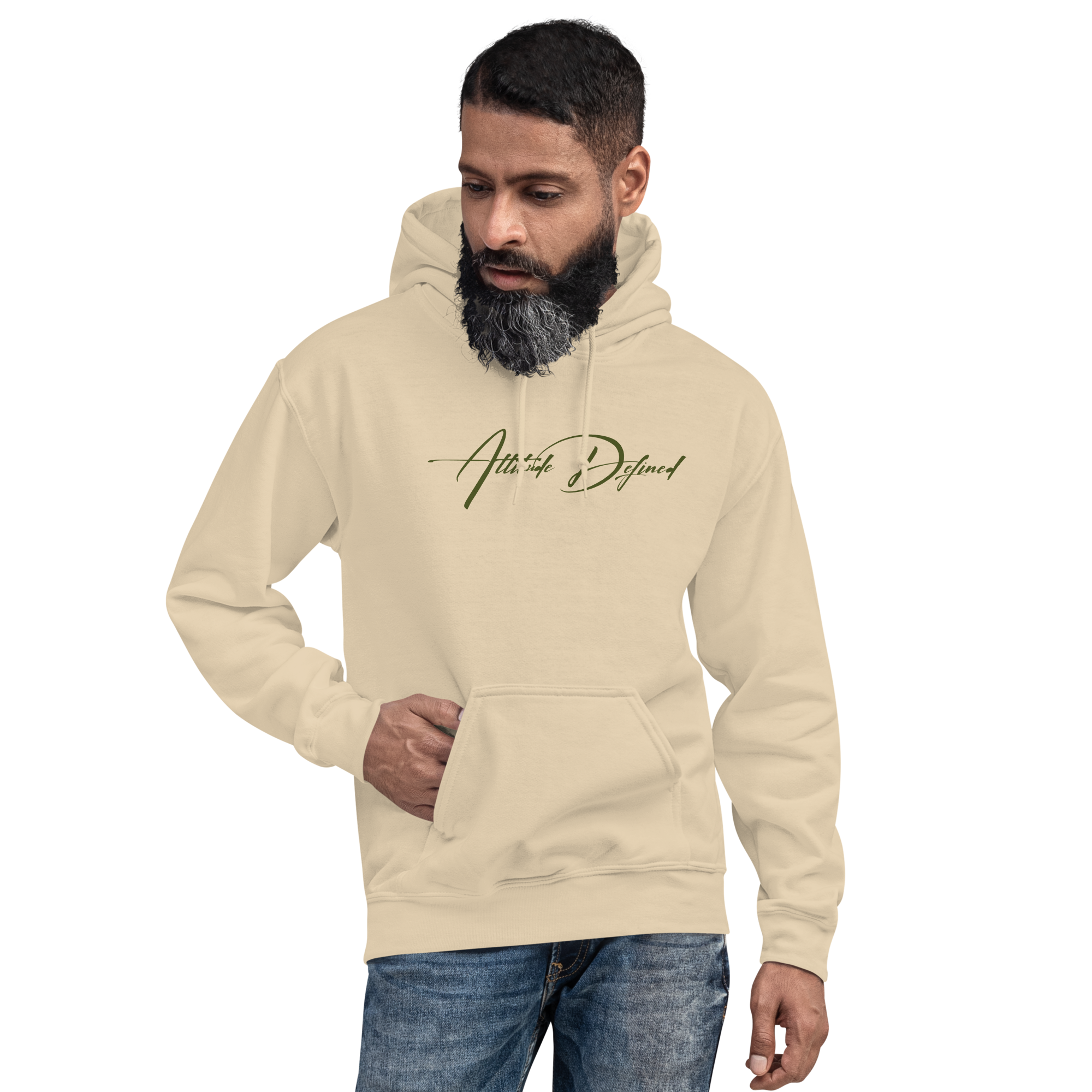 AD Unisex Signature Hoodie Green Logo