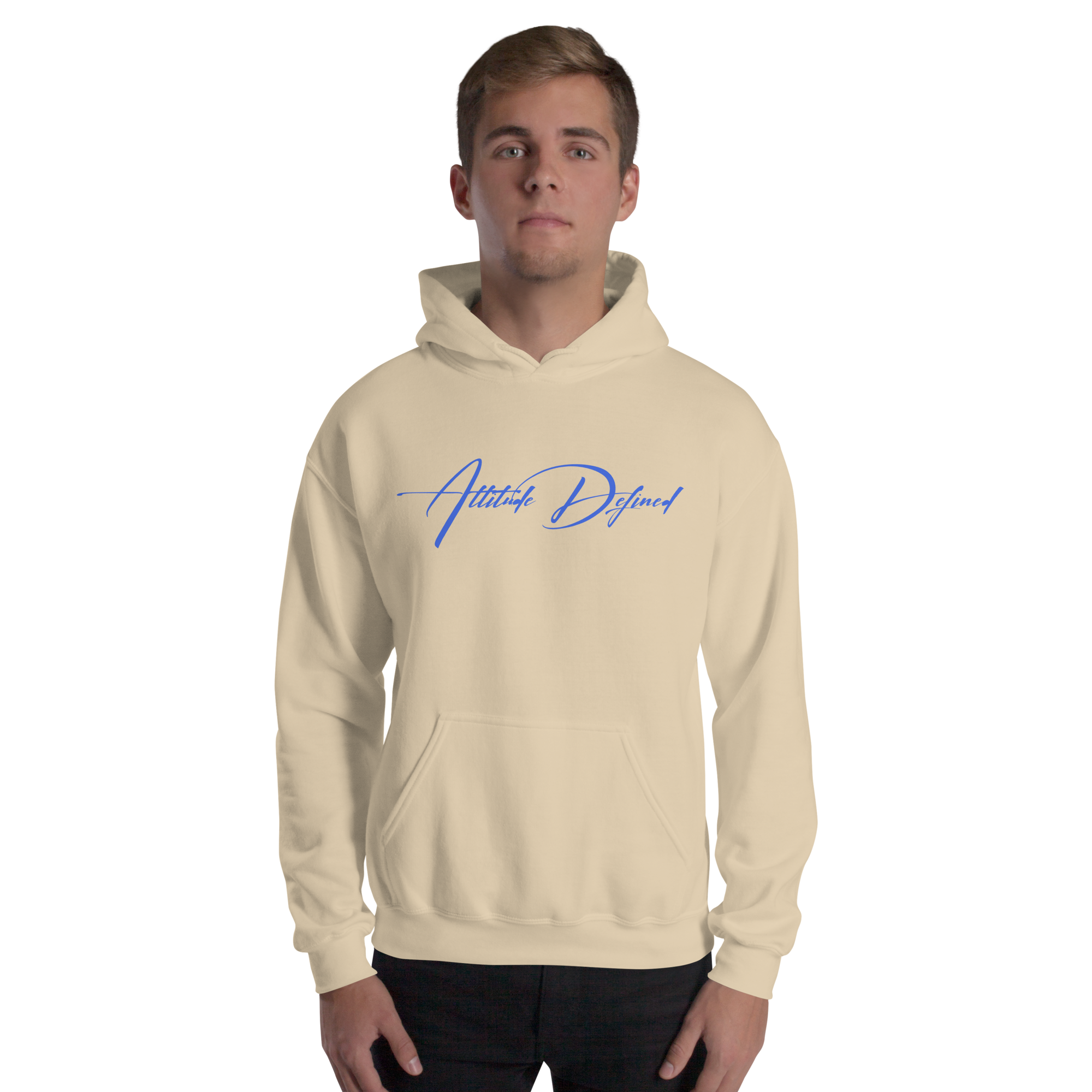 AD Unisex Signature Hoodie Blue Logo