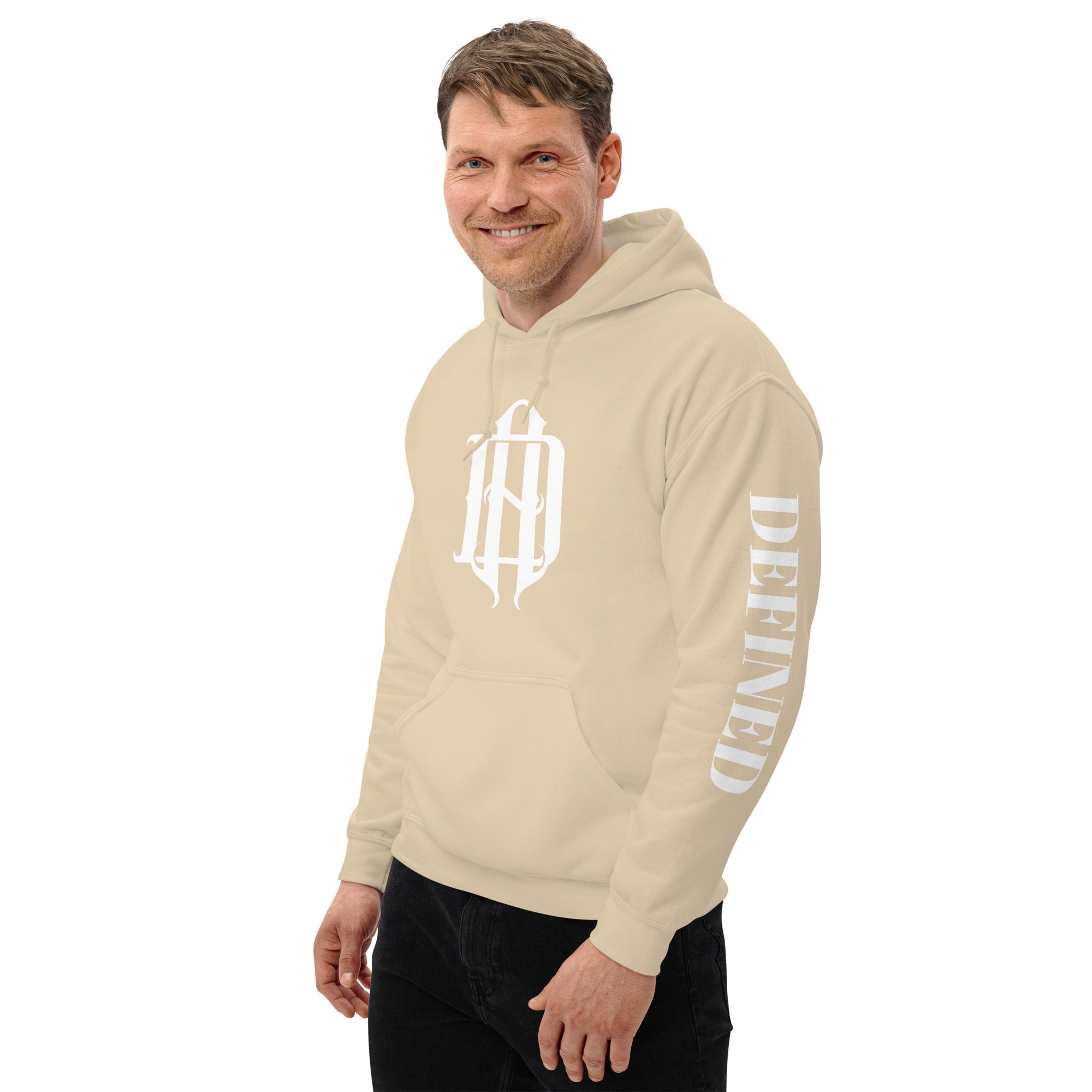 AD Unisex Hoodie (Arm Lettering)