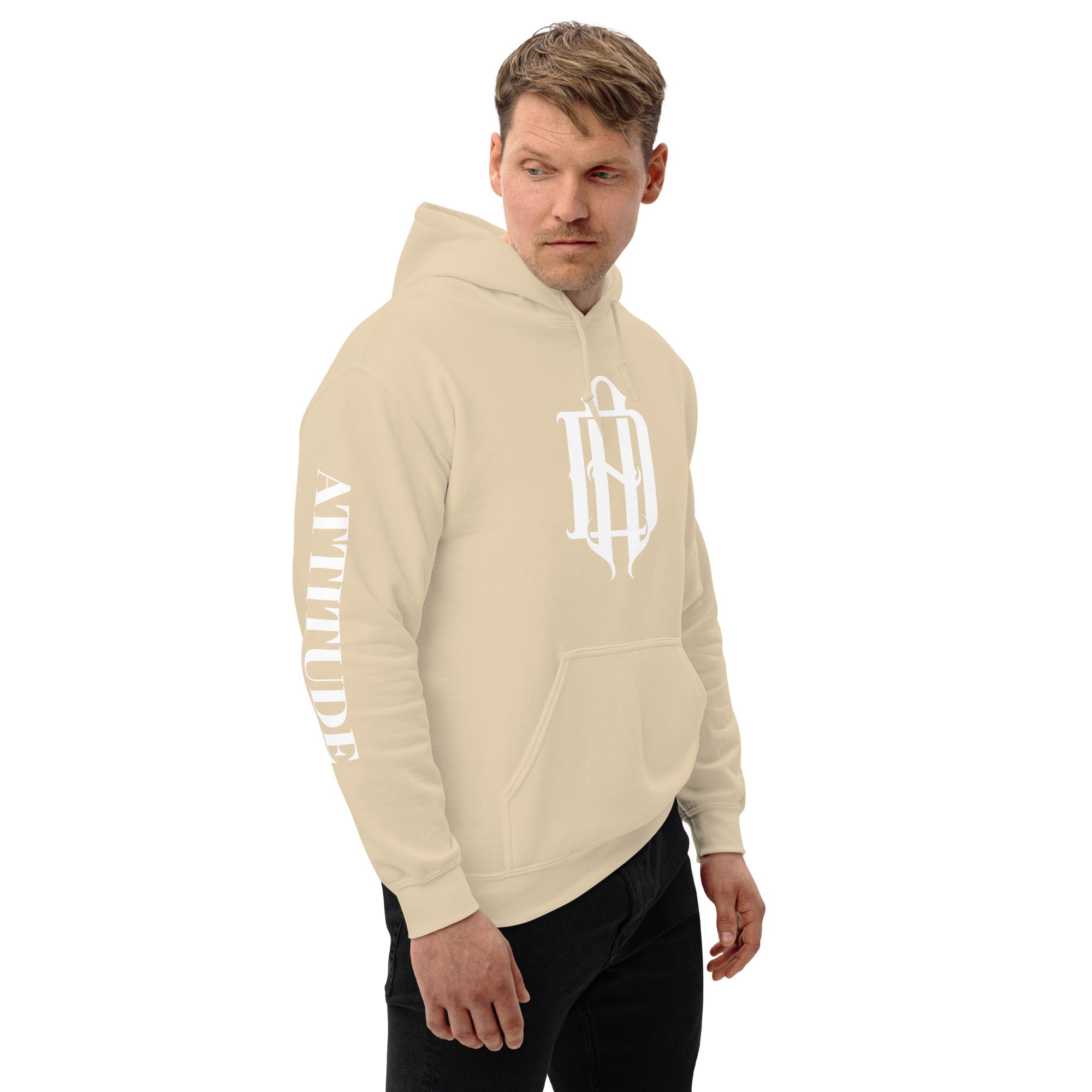 AD Unisex Hoodie (Arm Lettering)