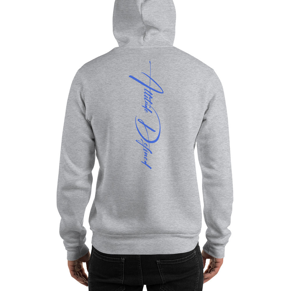 AD Unisex Signature Hoodie Blue Logo