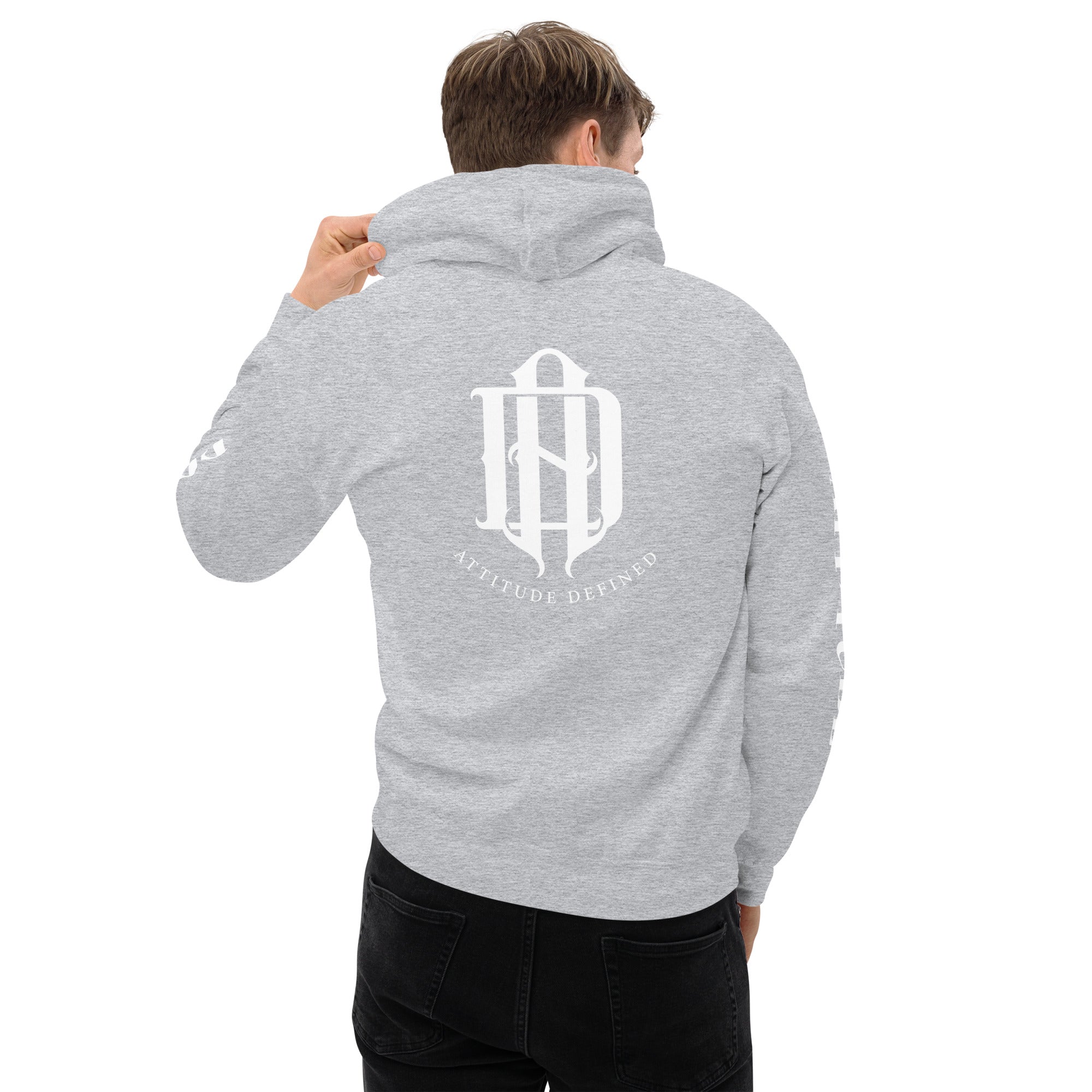 AD Unisex Hoodie (Arm Lettering)