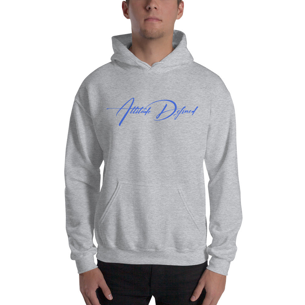 AD Unisex Signature Hoodie Blue Logo