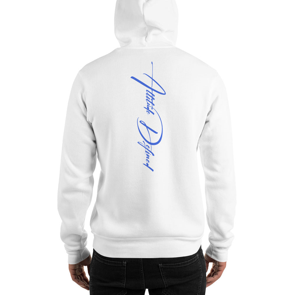 AD Unisex Signature Hoodie Blue Logo