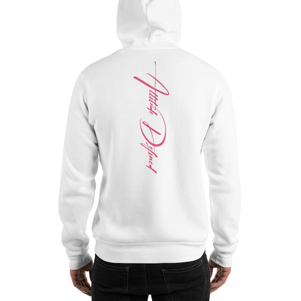 AD Unisex Signature Hoodie Pink Logo