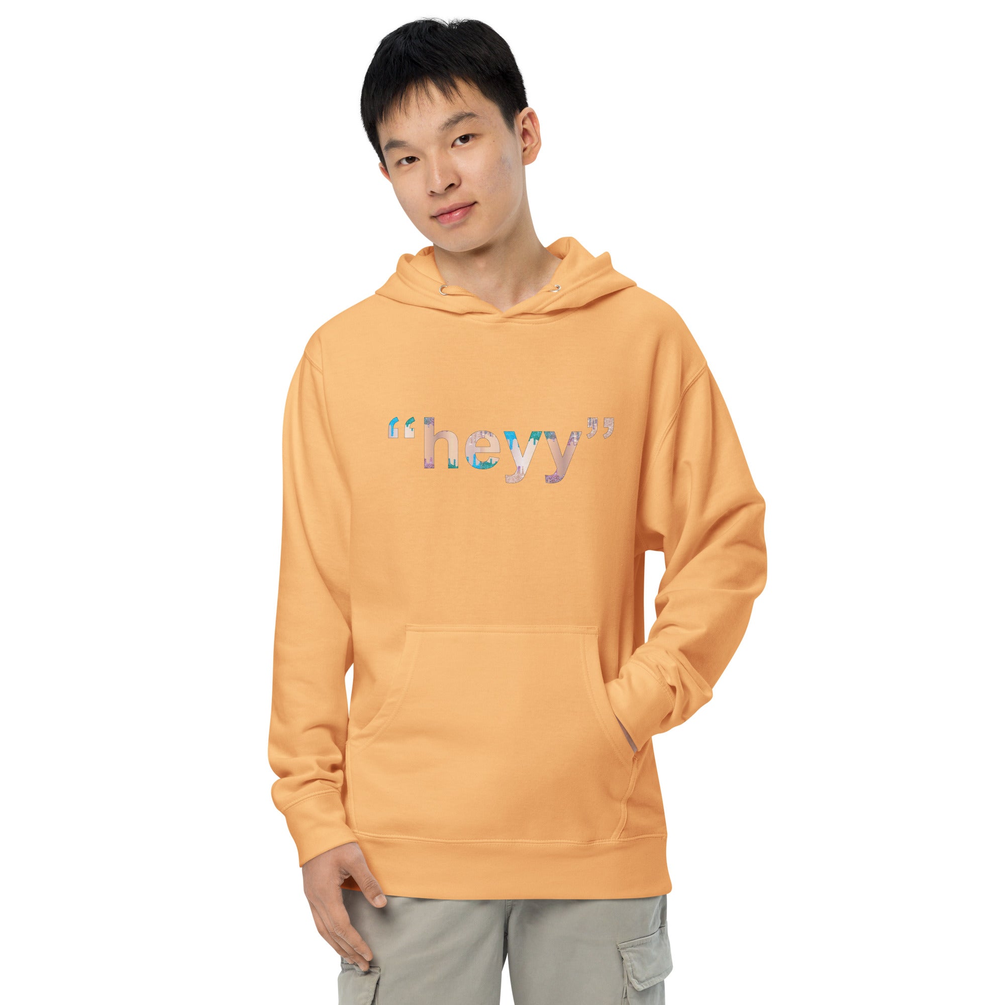 AD Coral Hey Hoodie