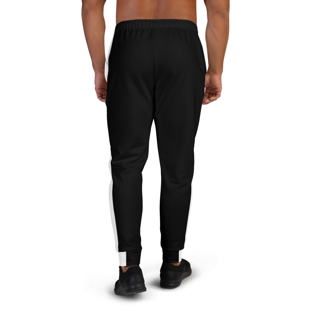 AD Mens Joggers White Logo