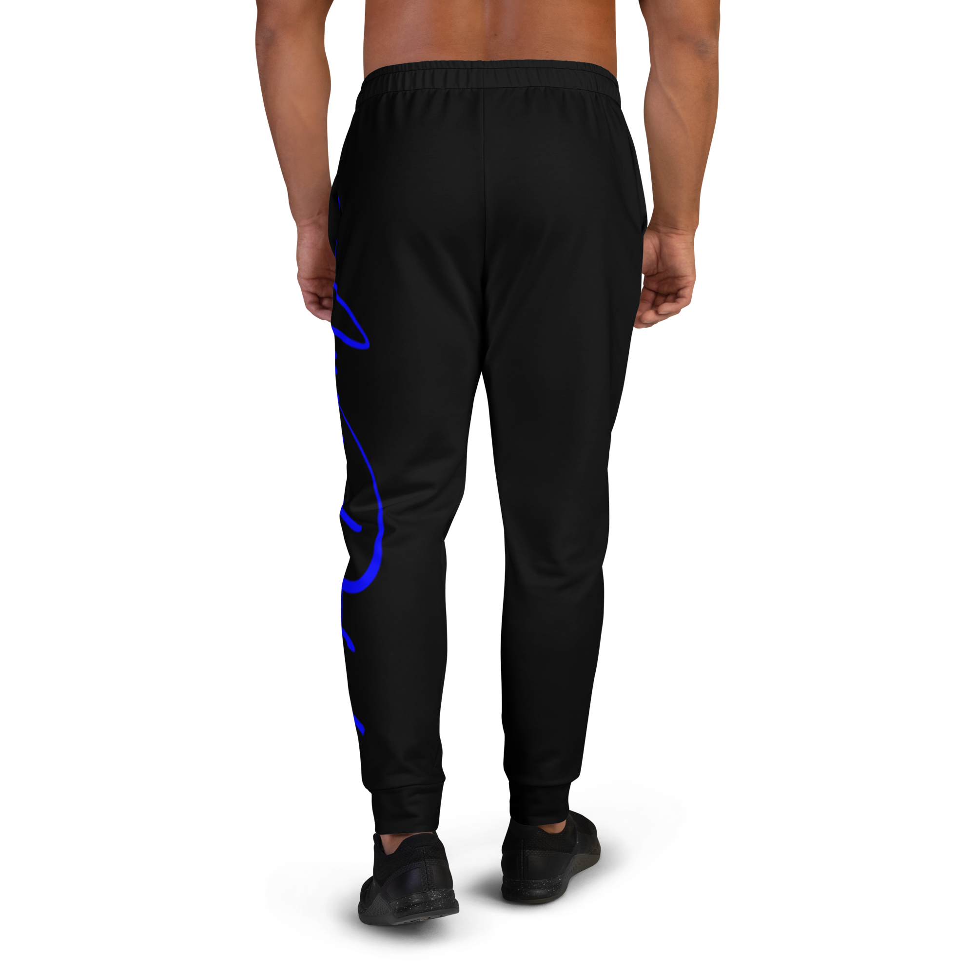 AD Mens Signature Joggers Blue Logo