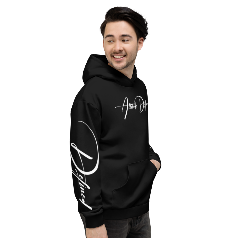 AD Mens Signature Hoodie White Logo