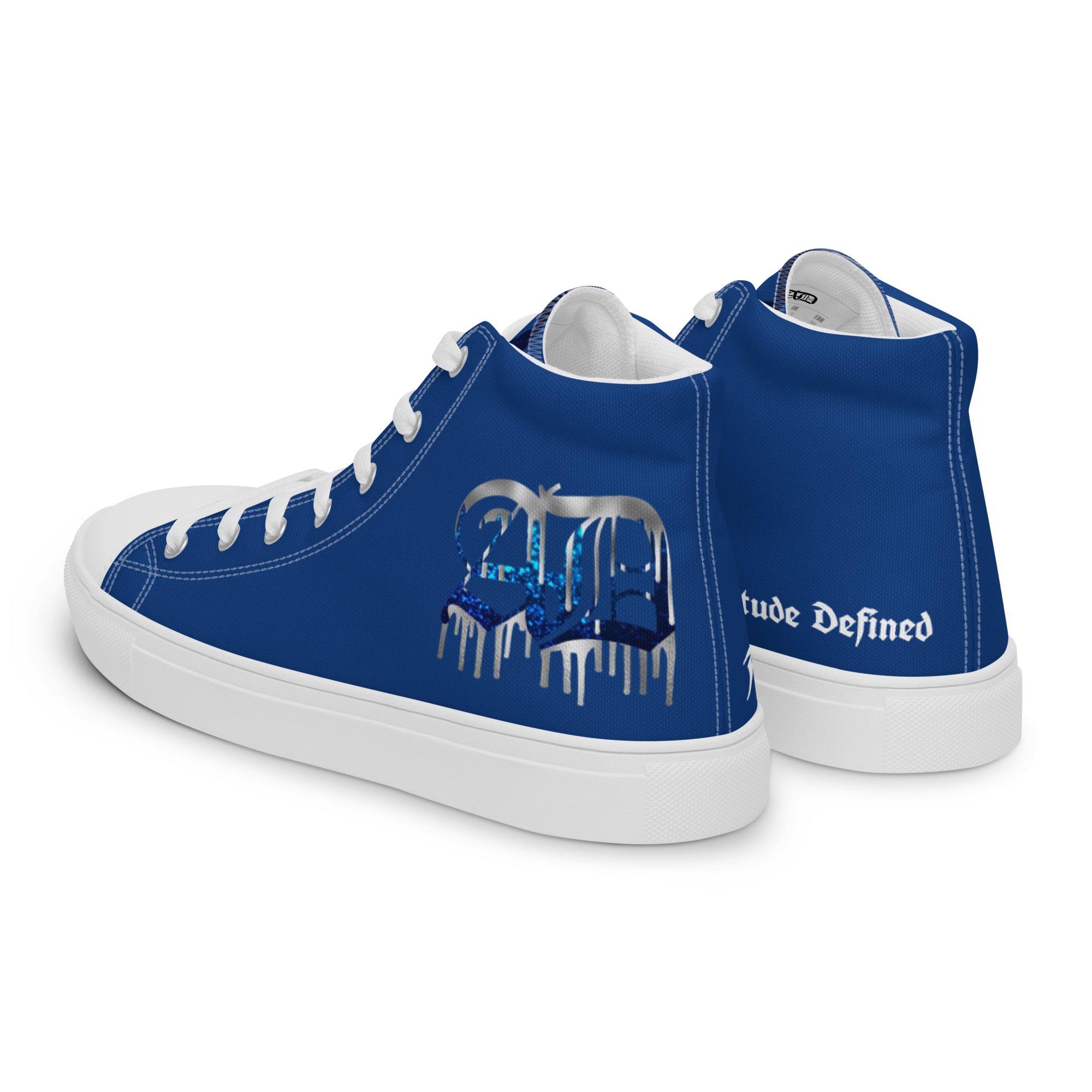 Men’s high top canvas shoes