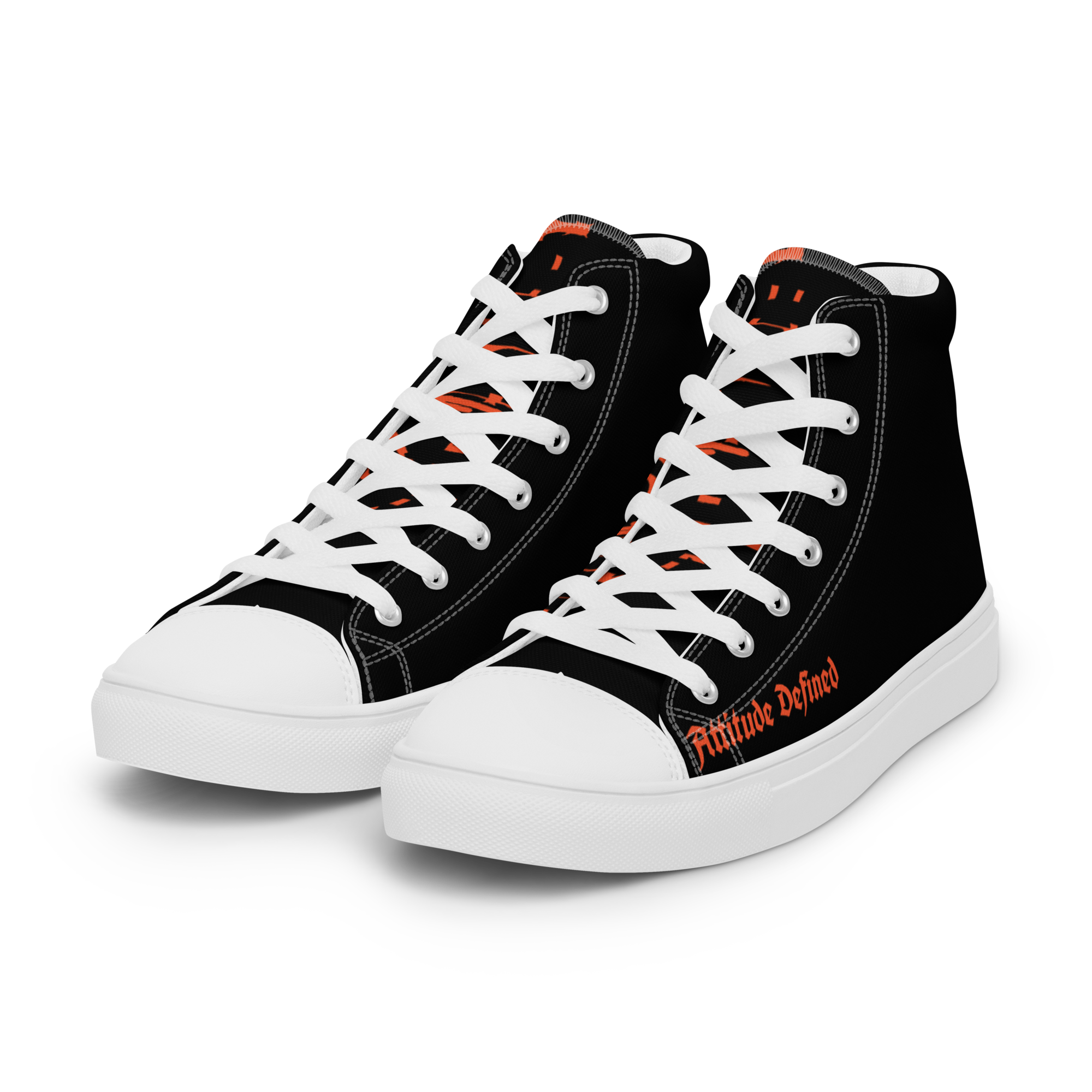 Men’s high top canvas shoes