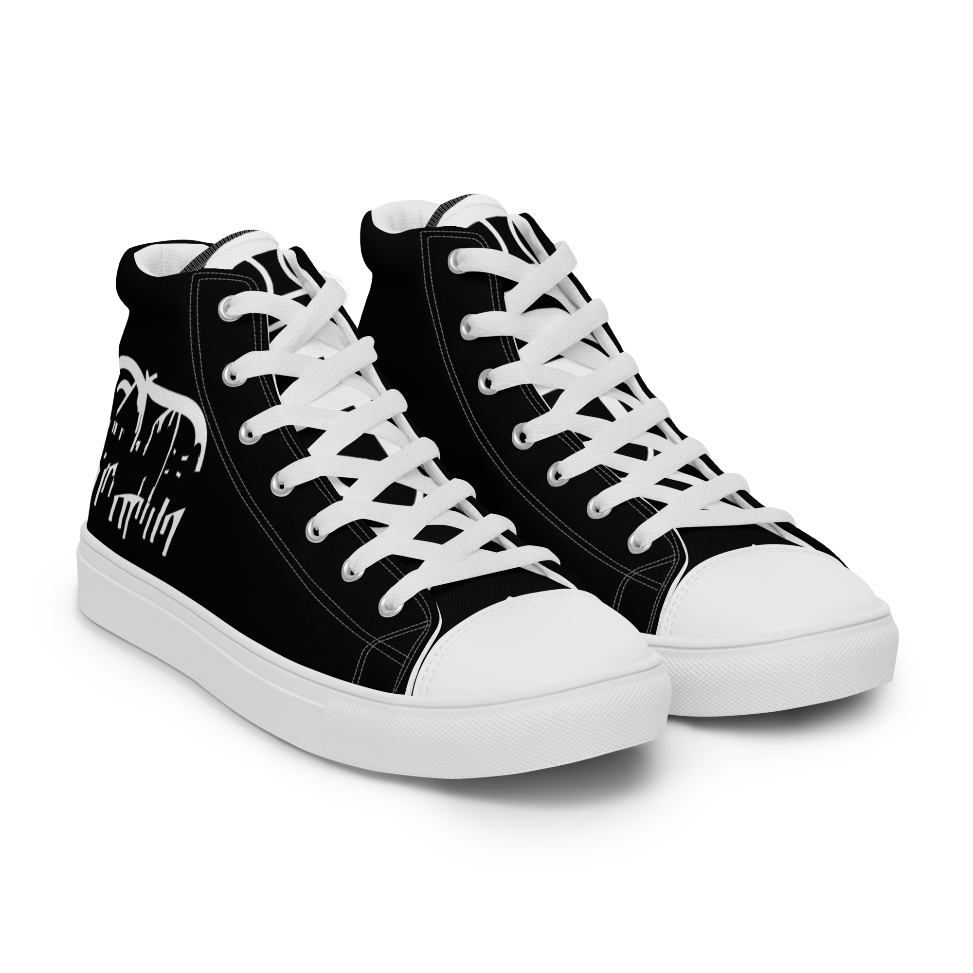 Men’s high top canvas shoes