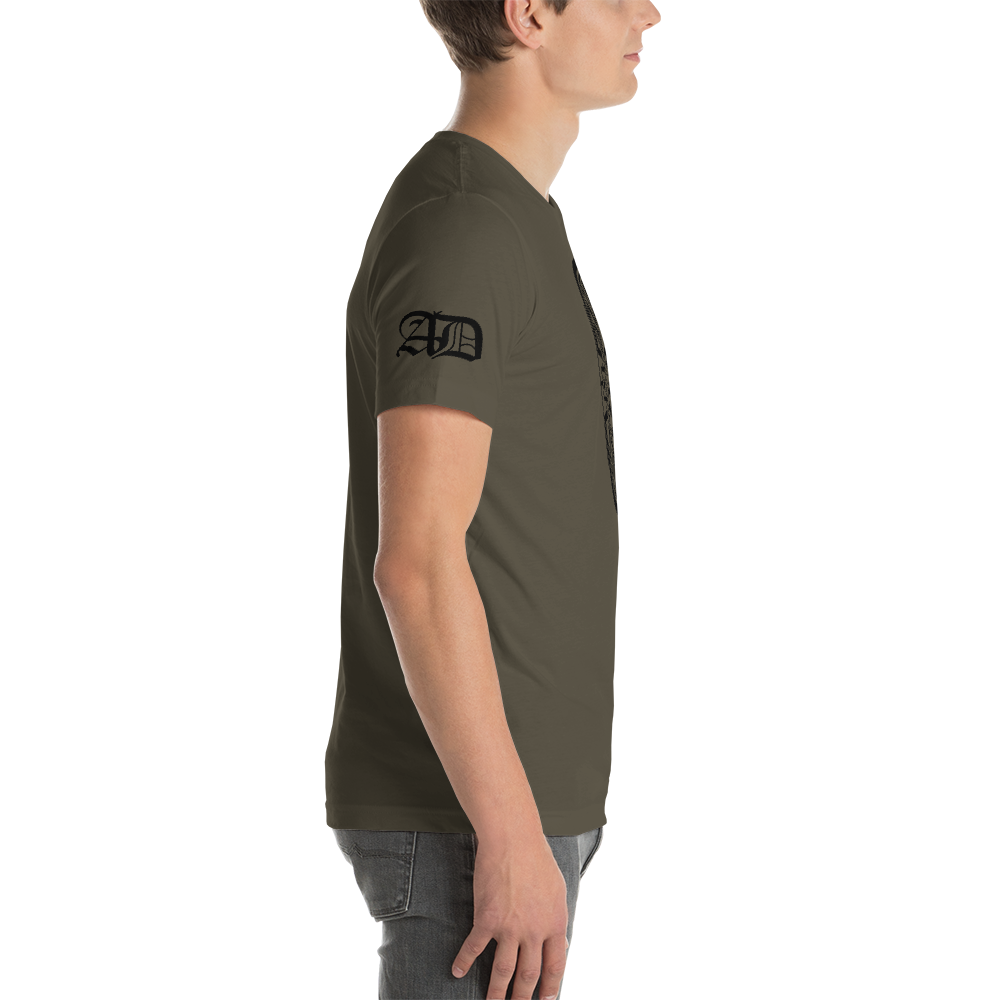 AD Mens Short Sleeve Black Logo